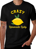 Crazy Lemonade Lady T-Shirt - Black