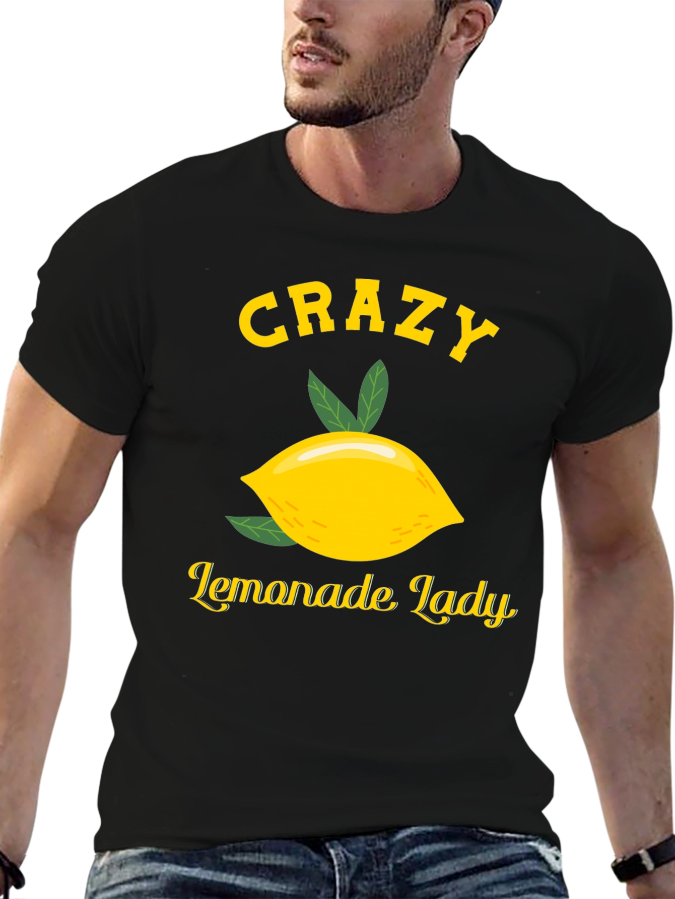 Crazy Lemonade Lady T-Shirt - Black
