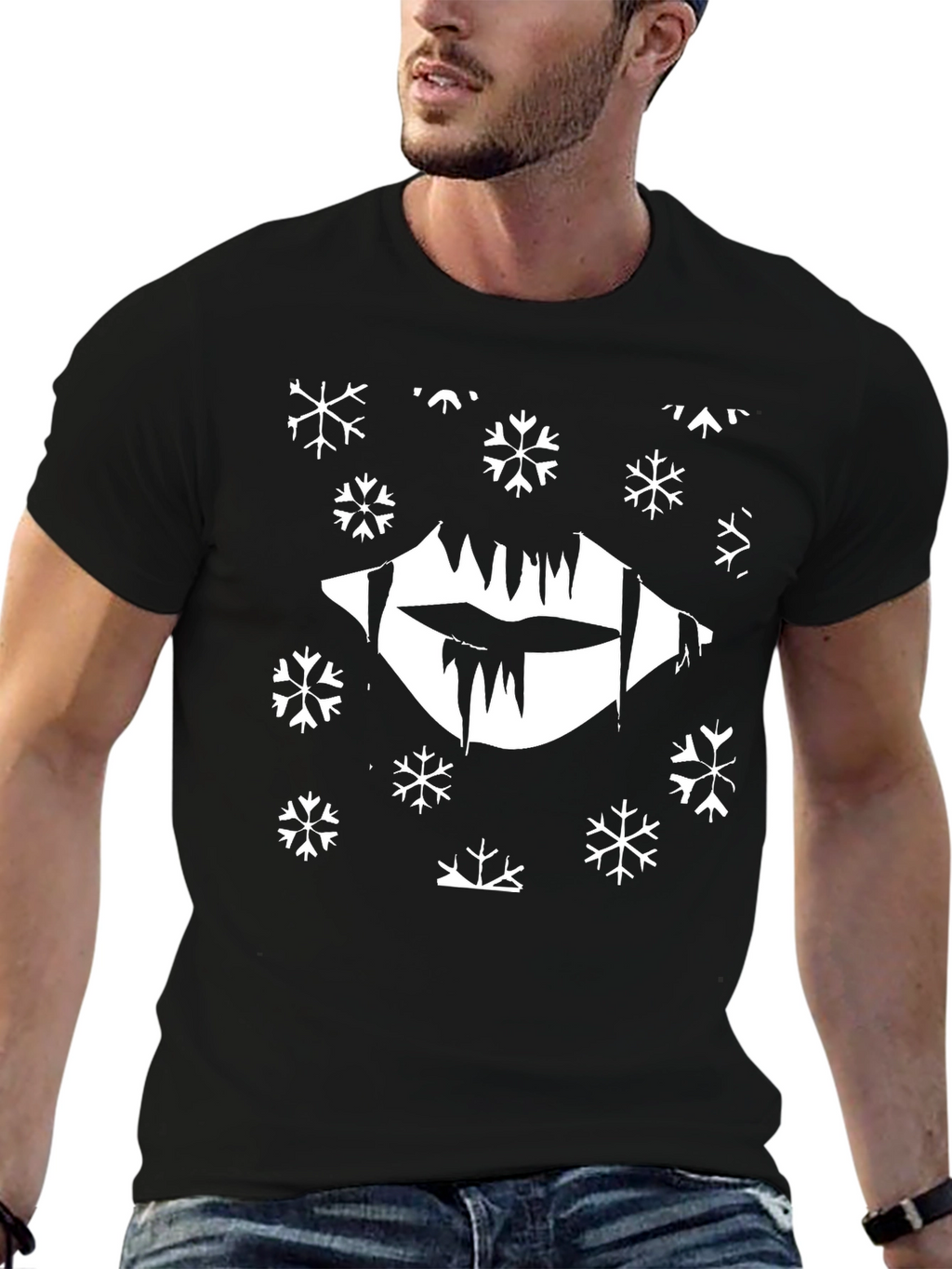 Vampire Snow T-Shirt - Gothic Winter Tee