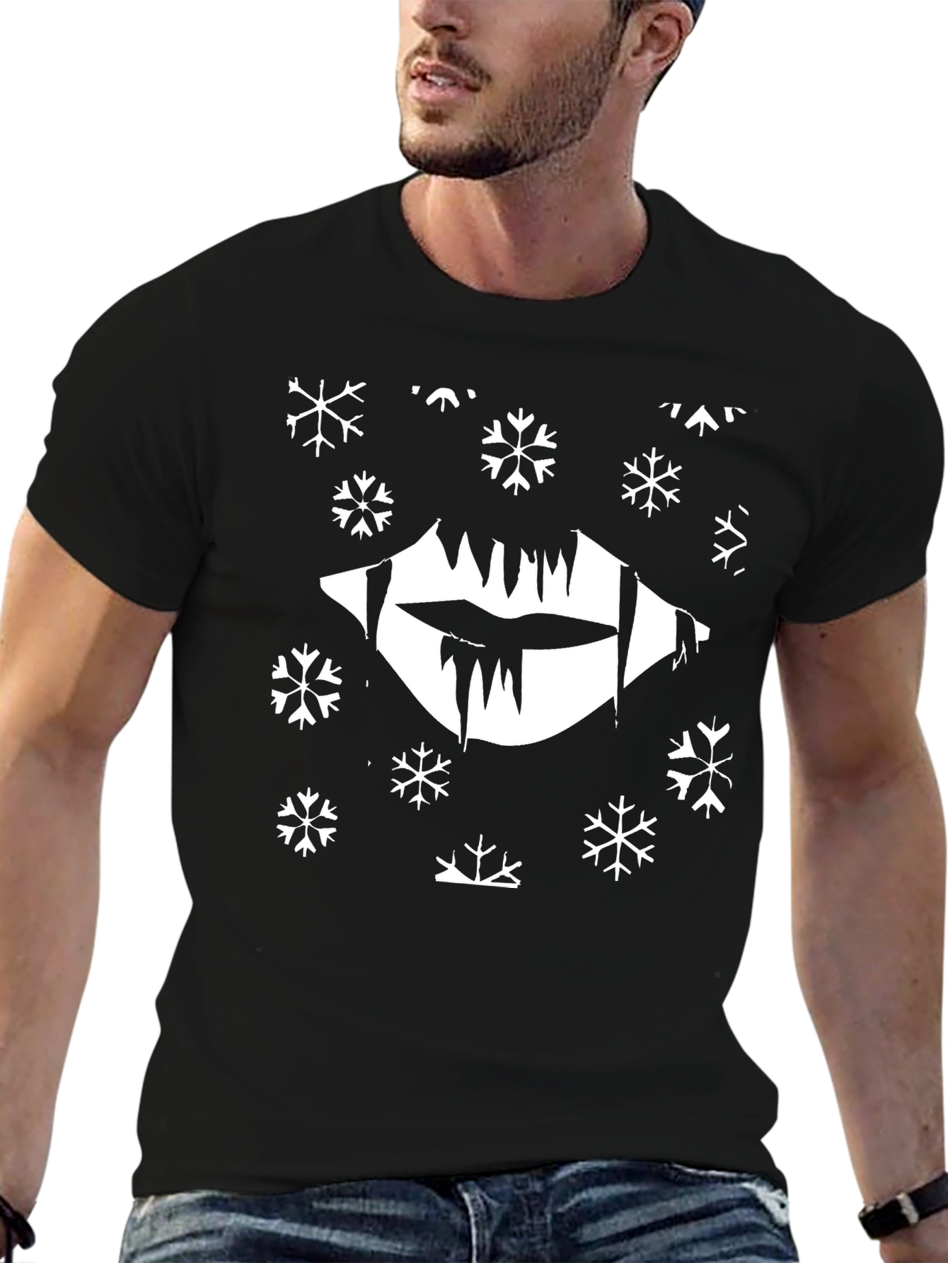 Vampire Snow T-Shirt - Gothic Winter Tee