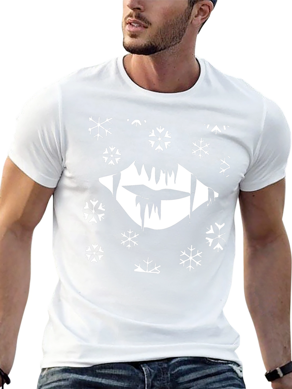 Vampire Snow T-Shirt - Gothic Winter Tee