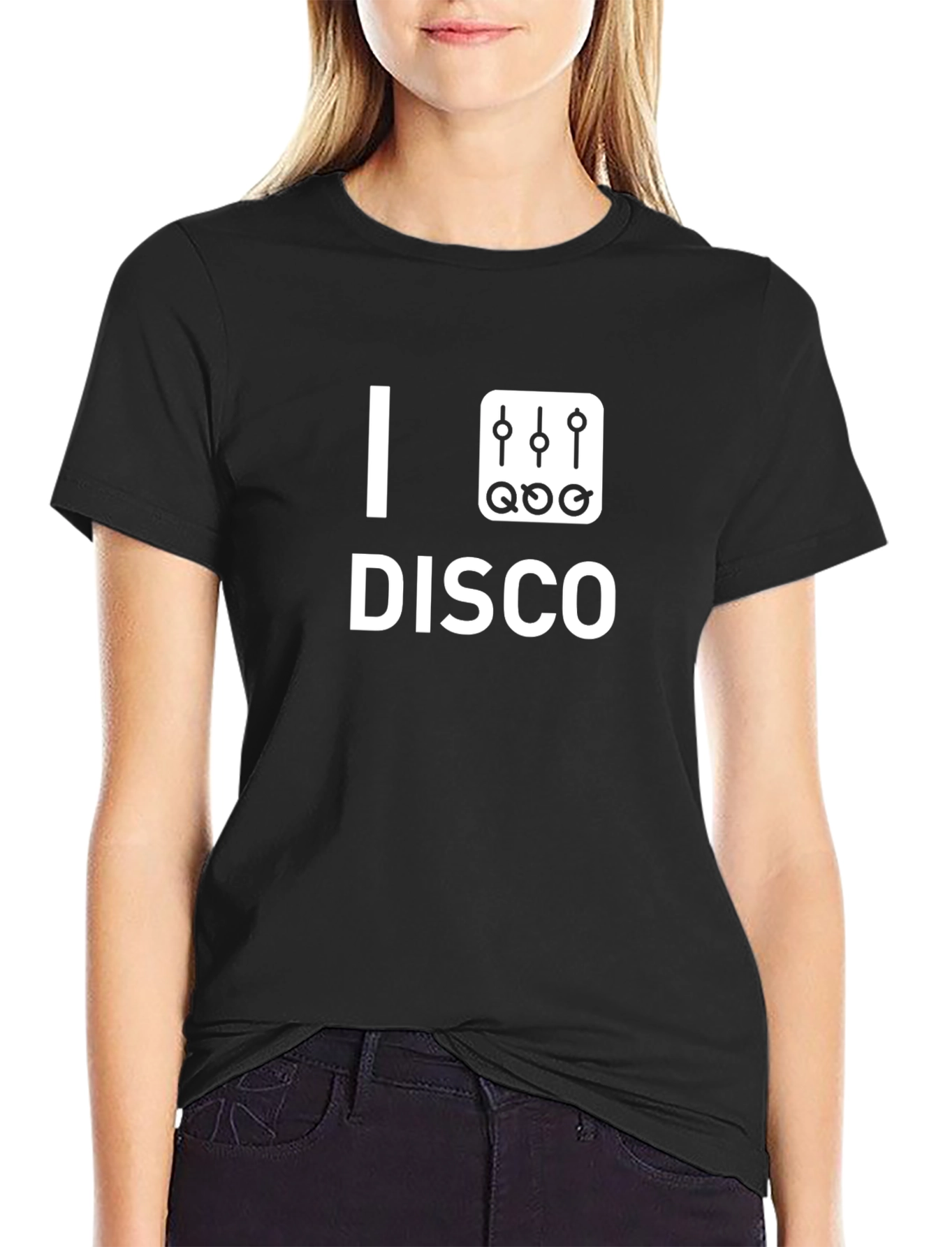 I Love Disco T-Shirt - Black Graphic Tee