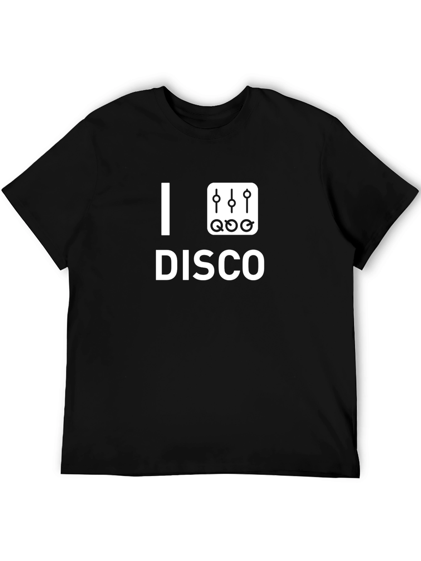 I Love Disco T-Shirt - Black Graphic Tee