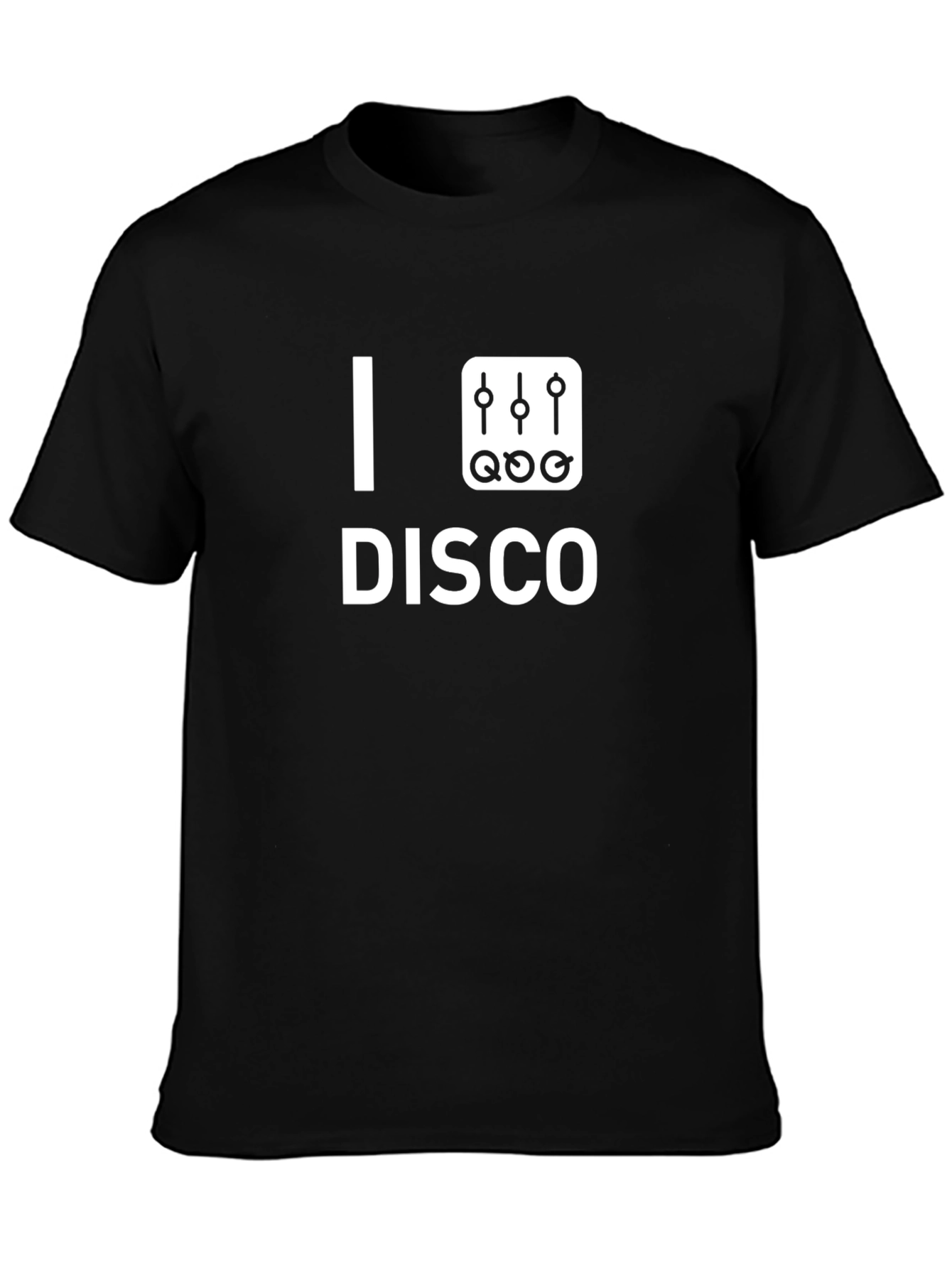 I Love Disco T-Shirt - Black Graphic Tee