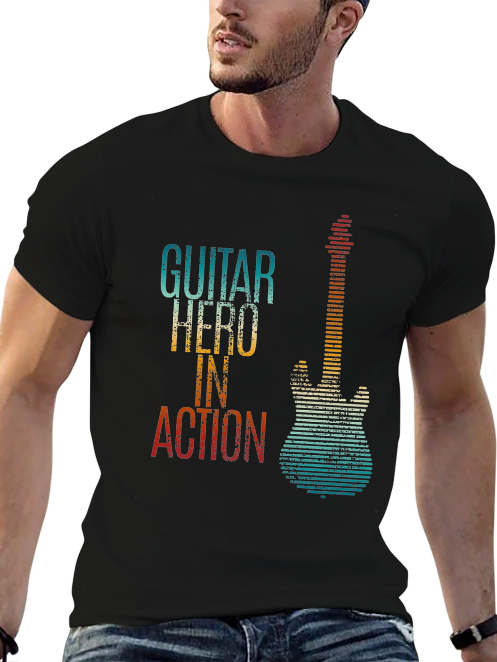 Guitar Hero in Action Tee