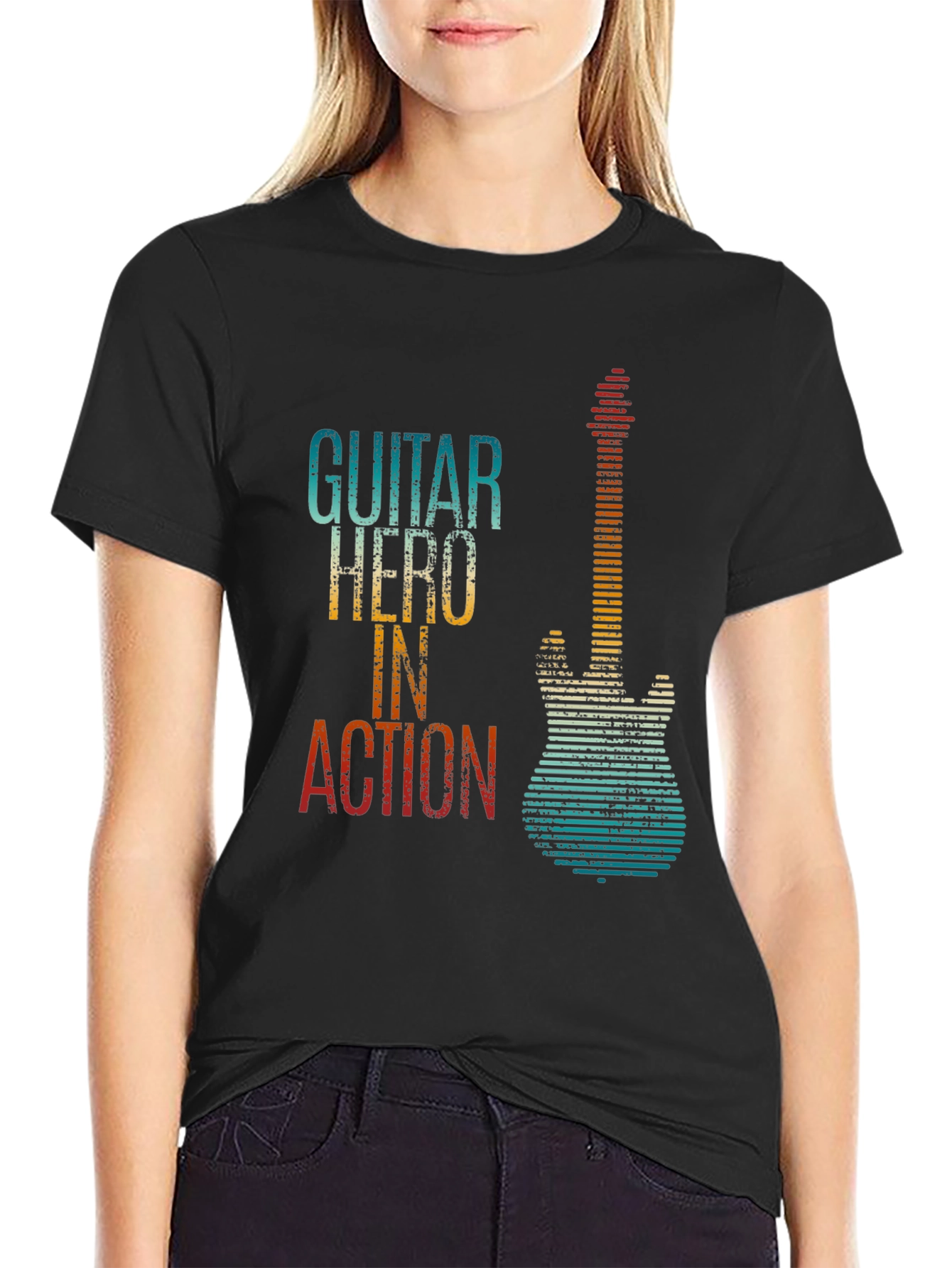 Guitar Hero in Action Tee