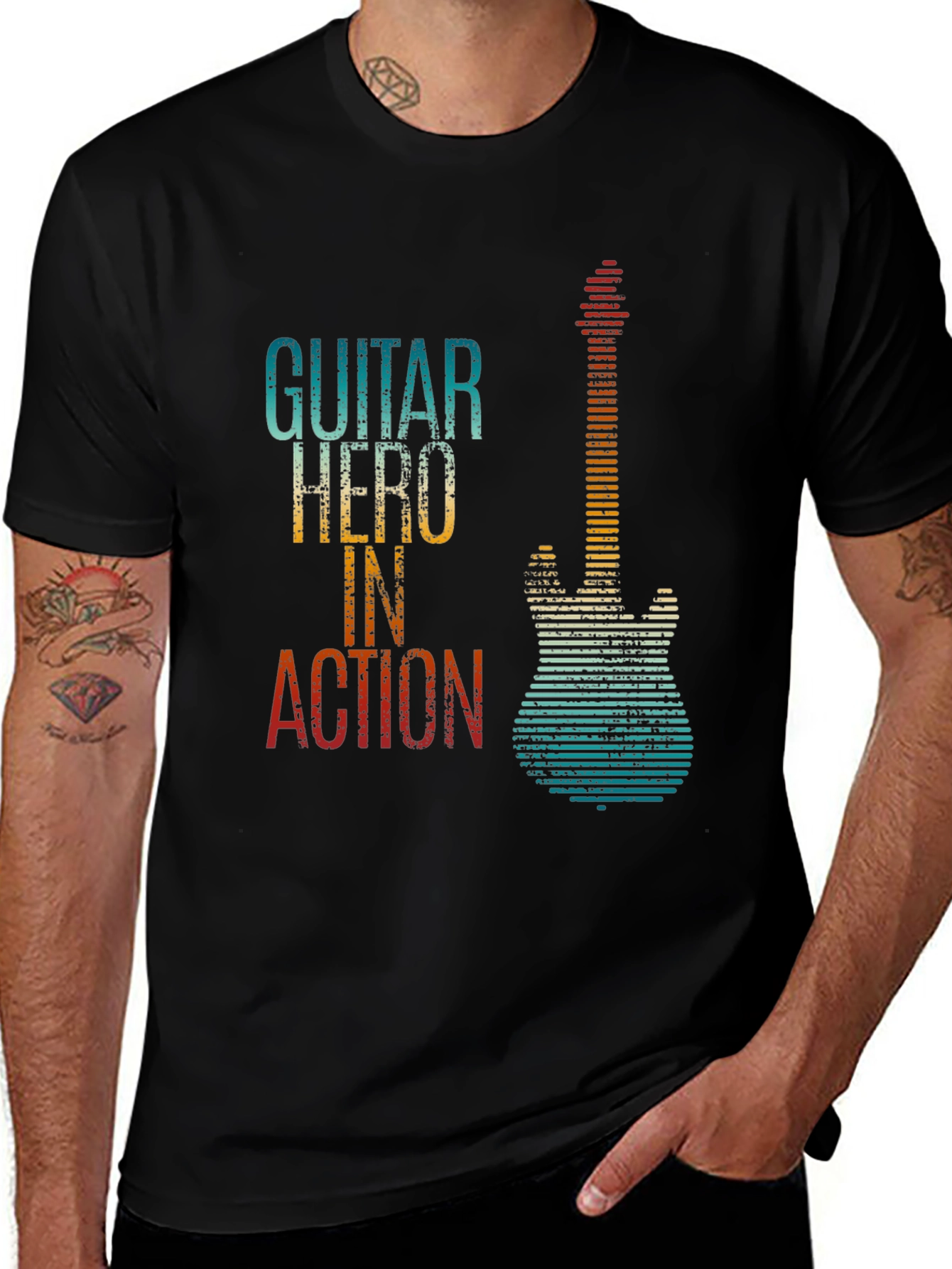 Guitar Hero in Action Tee