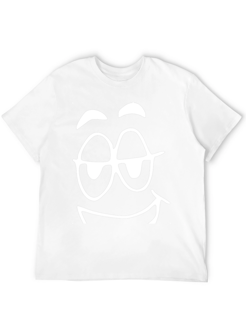 Funny Face Graphic Black T-Shirt