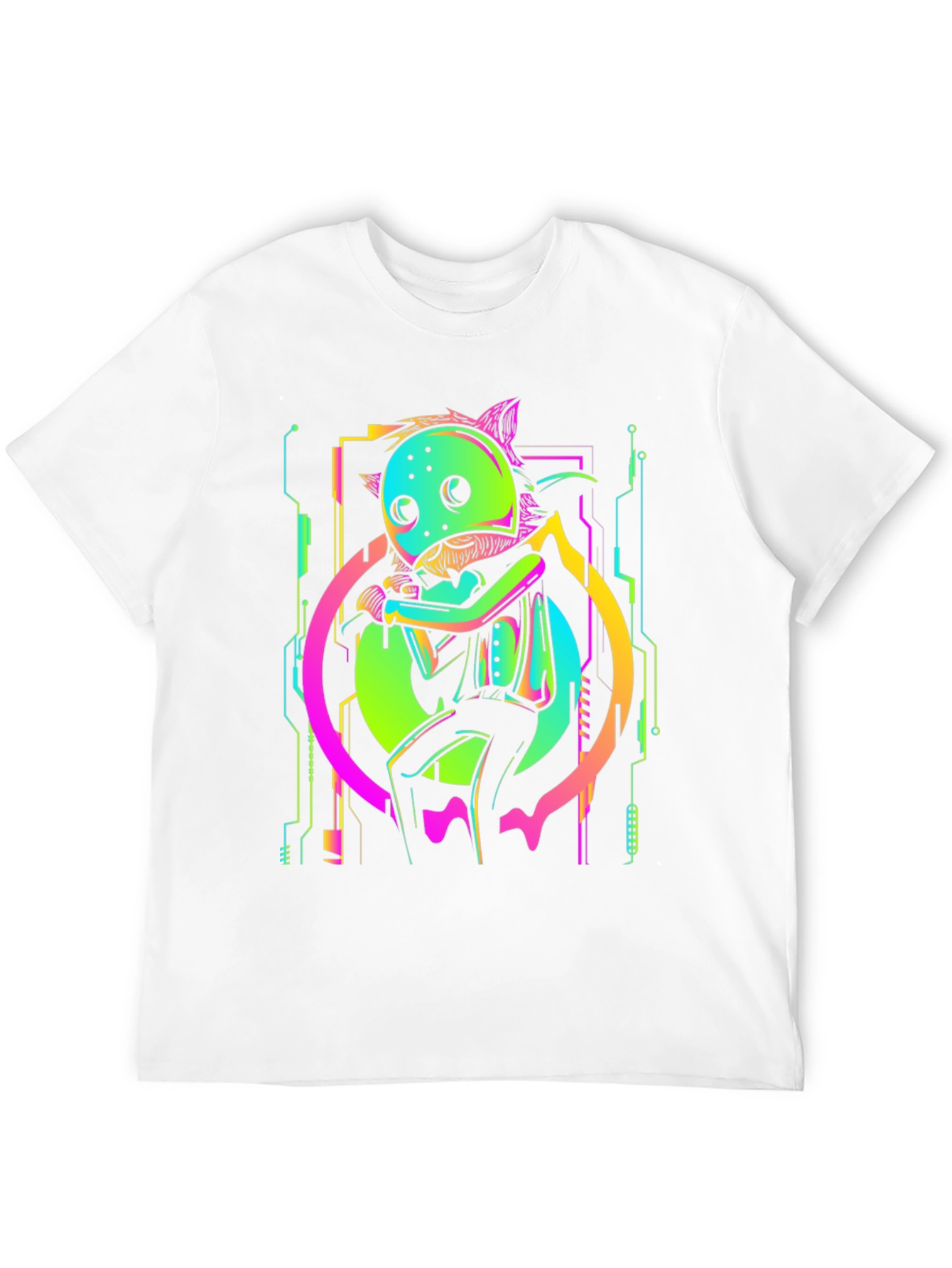 Neon Cyberpunk Creature T-Shirt