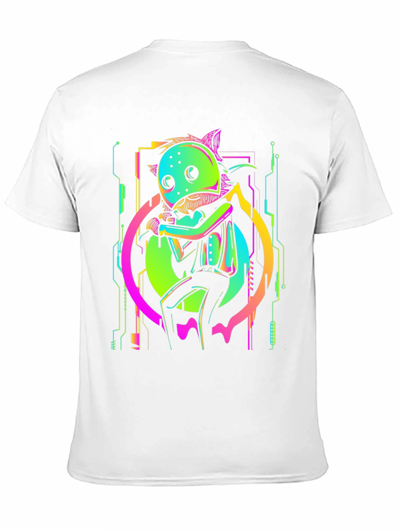 Neon Cyberpunk Creature T-Shirt
