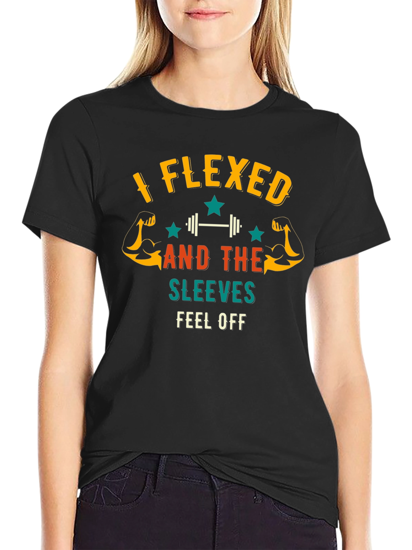 I Flexed And The Sleeves Fell Off Mens T-Shirt
