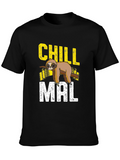 Chill Mal Sloth T-Shirt - Lazy Mode Activated!