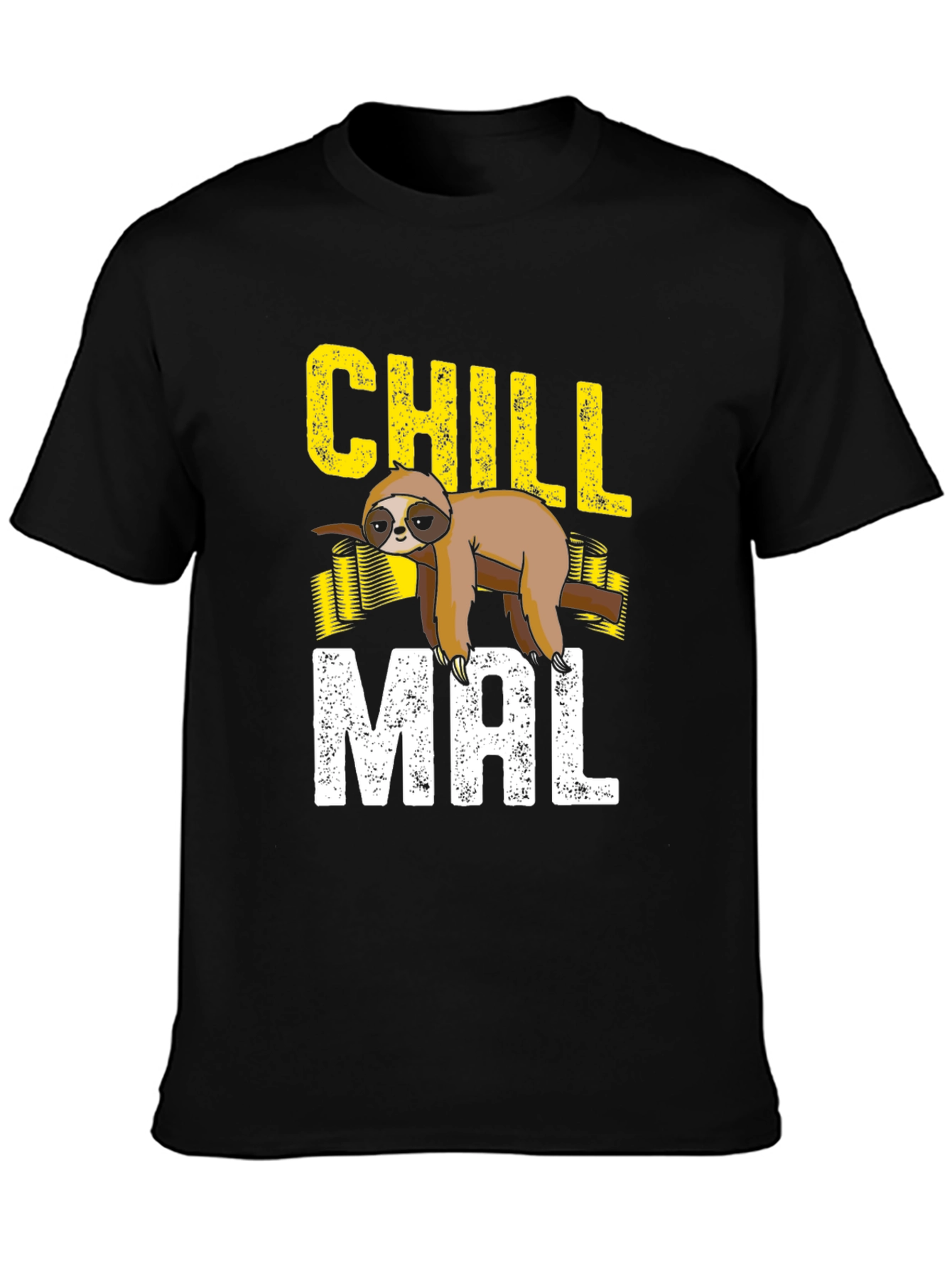 Chill Mal Sloth T-Shirt - Lazy Mode Activated!