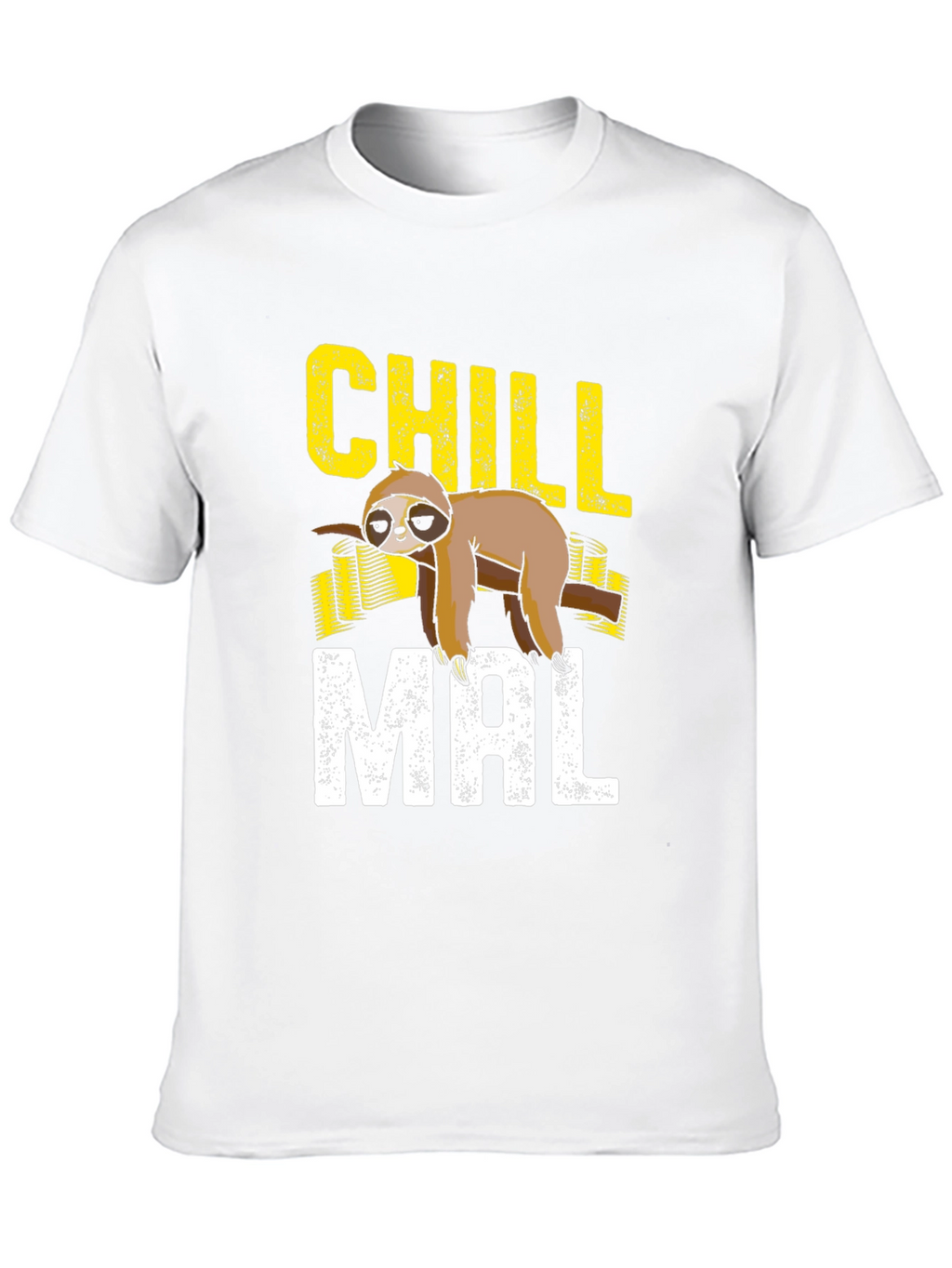 Chill Mal Sloth T-Shirt - Lazy Mode Activated!