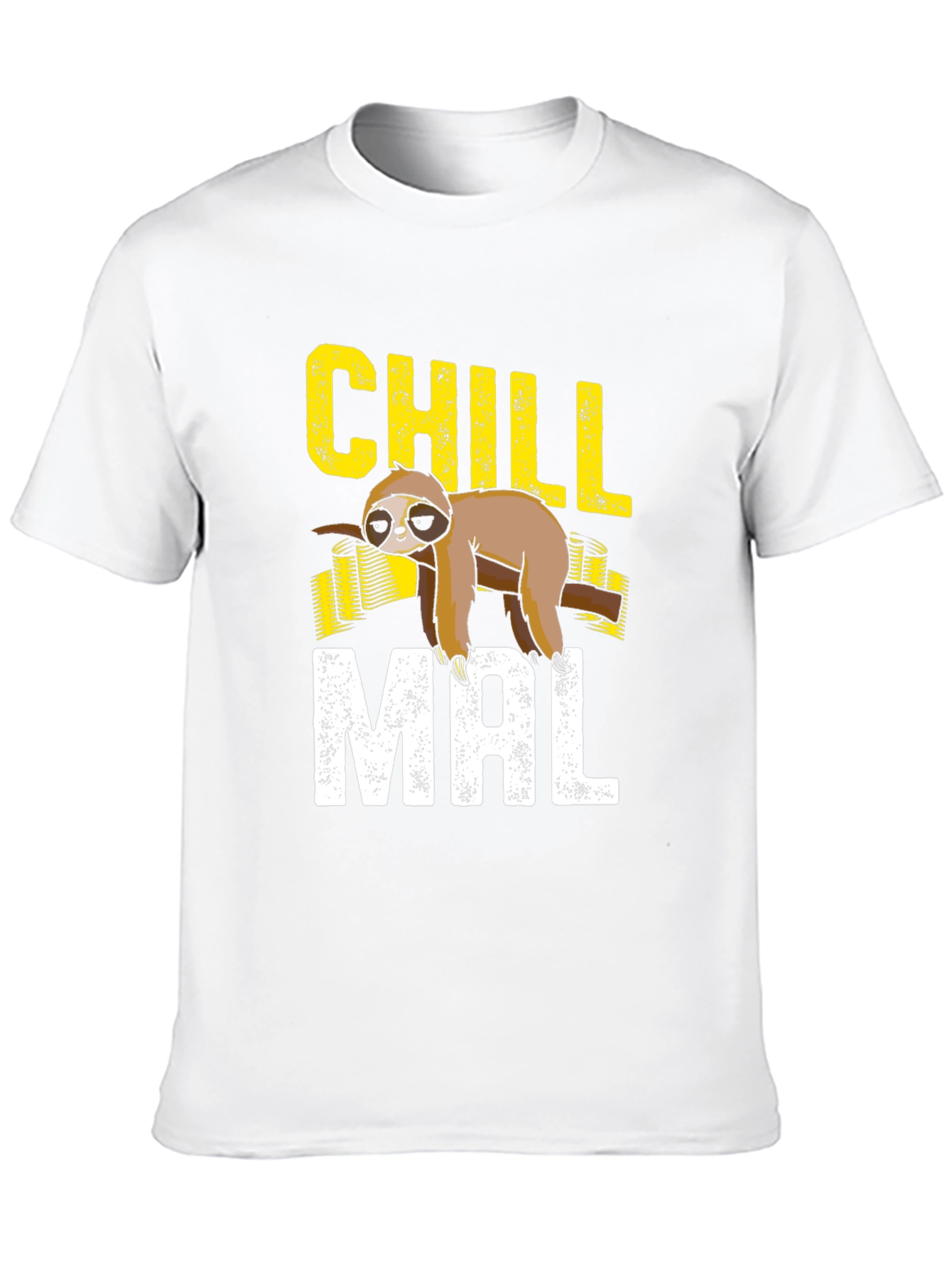 Chill Mal Sloth T-Shirt - Lazy Mode Activated!