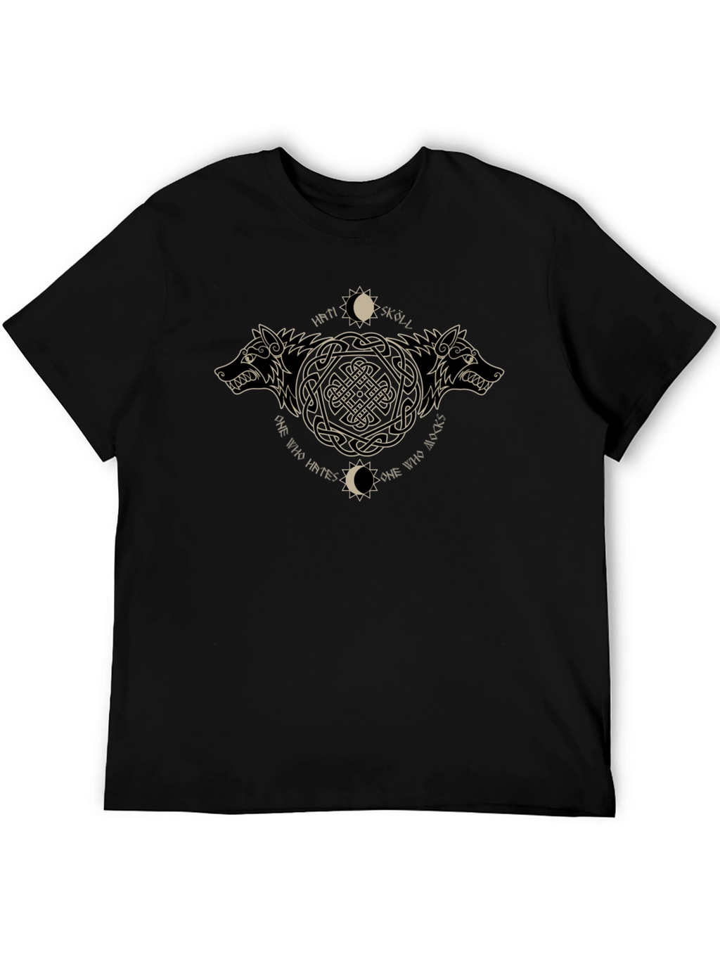 Norse Wolves Graphic Tee - Hati & Sköll