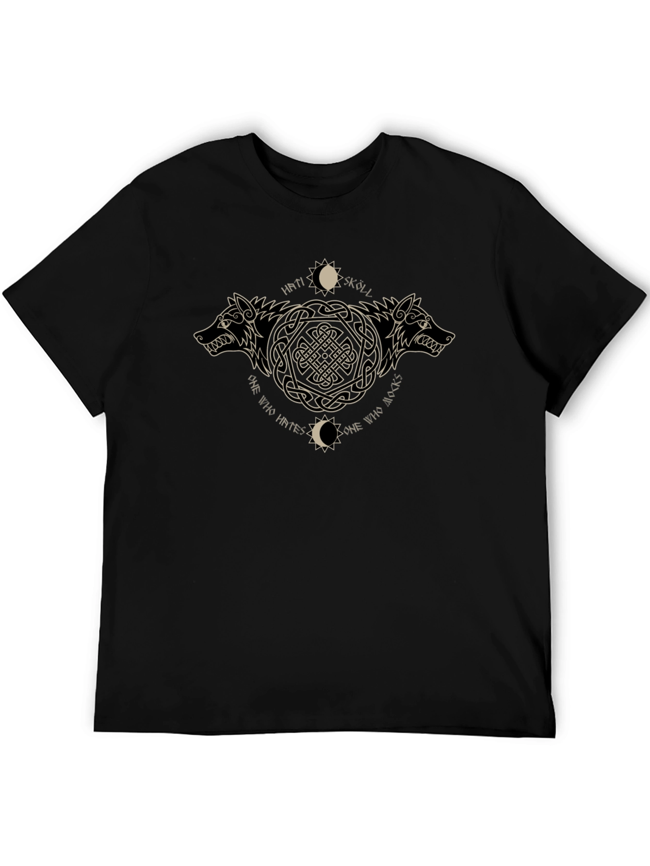 Norse Wolves Graphic Tee - Hati & Sköll