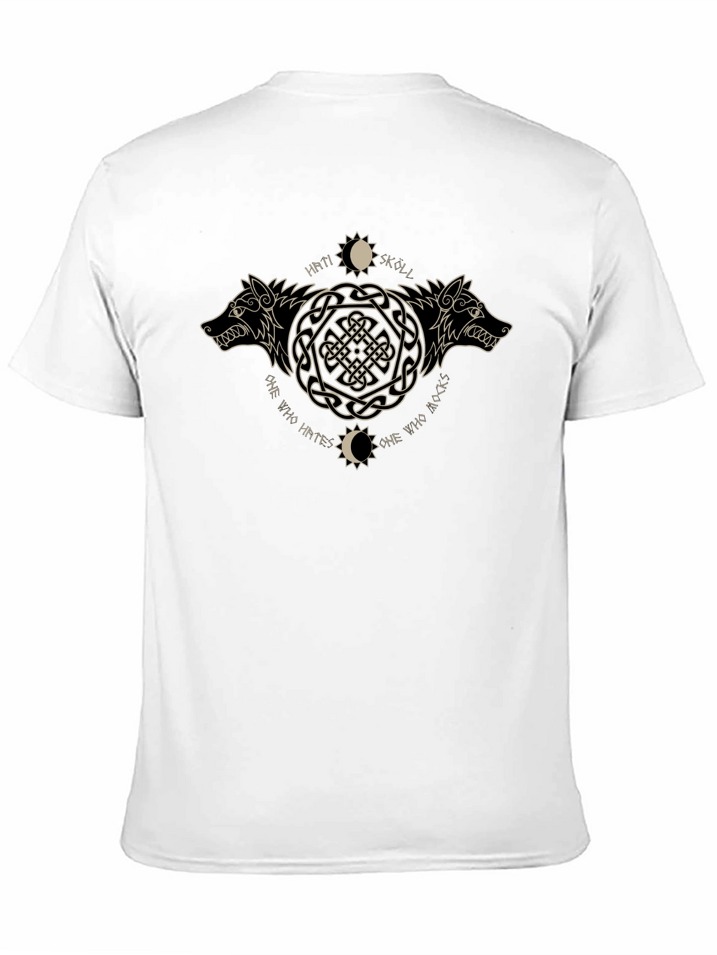 Norse Wolves Graphic Tee - Hati & Sköll
