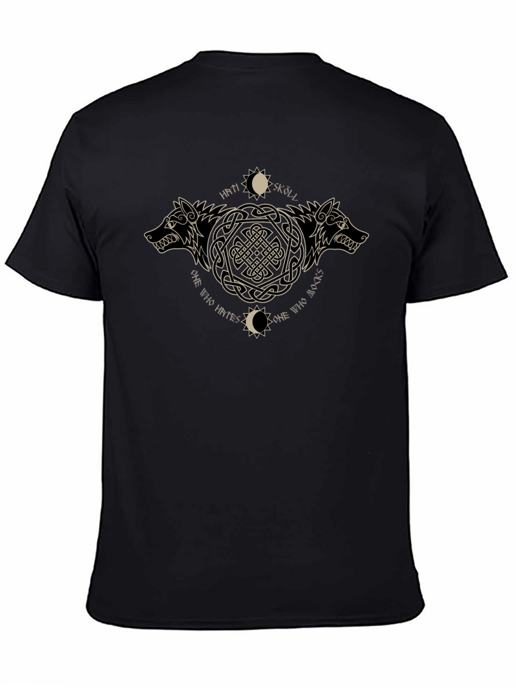 Norse Wolves Graphic Tee - Hati & Sköll