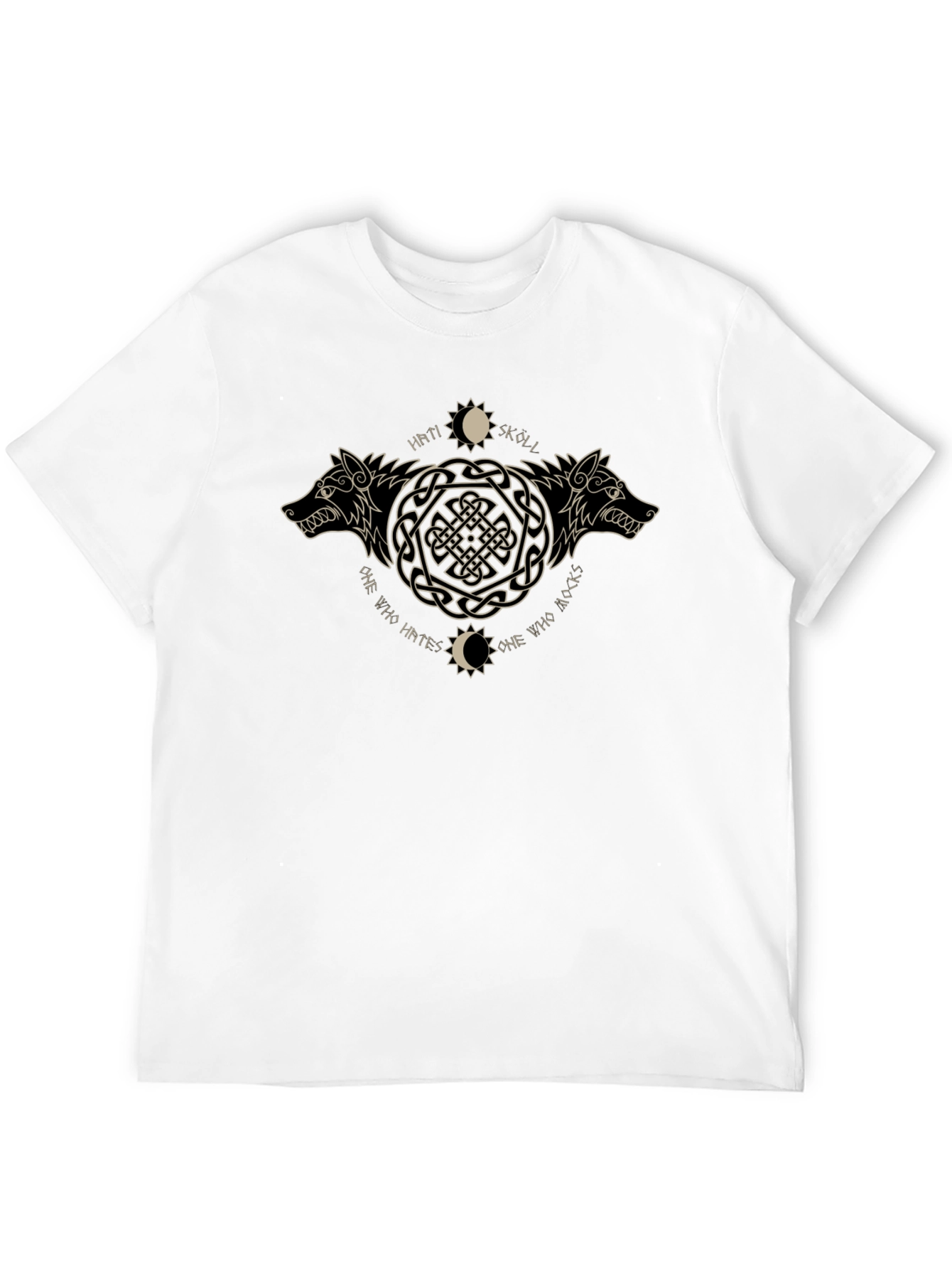 Norse Wolves Graphic Tee - Hati & Sköll
