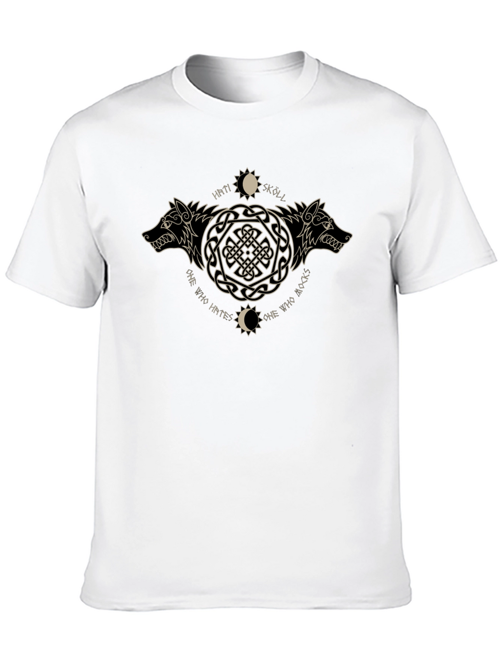 Norse Wolves Graphic Tee - Hati & Sköll