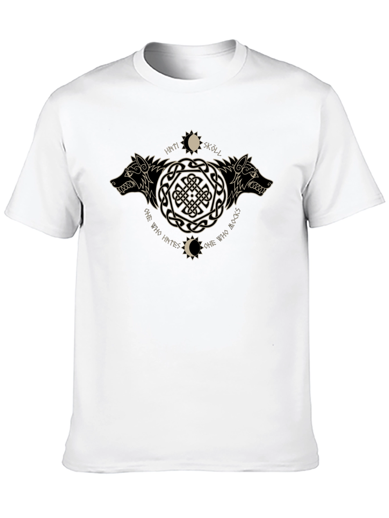 Norse Wolves Graphic Tee - Hati & Sköll