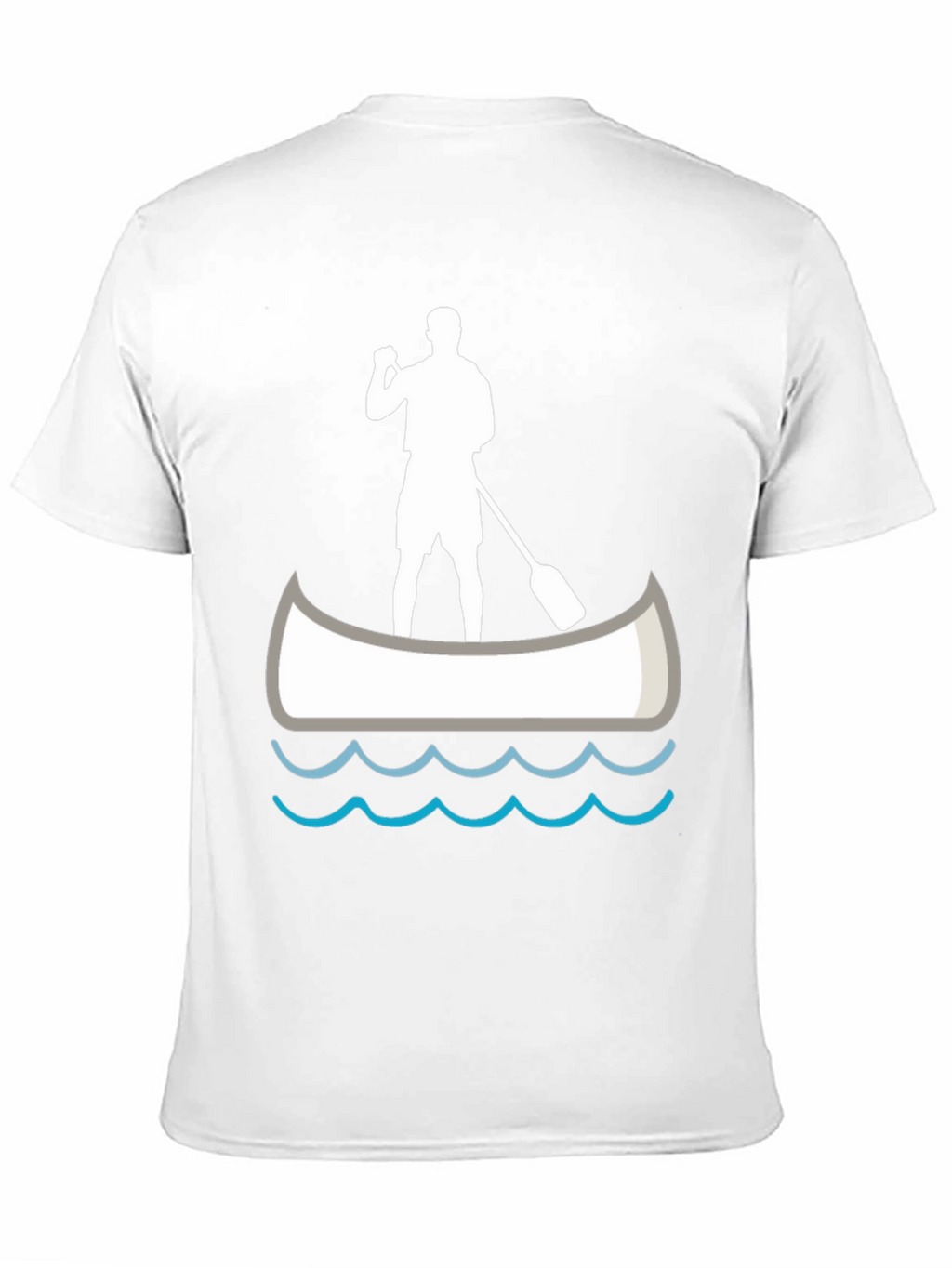 Paddle Boarder T-Shirt - Black Graphic Tee