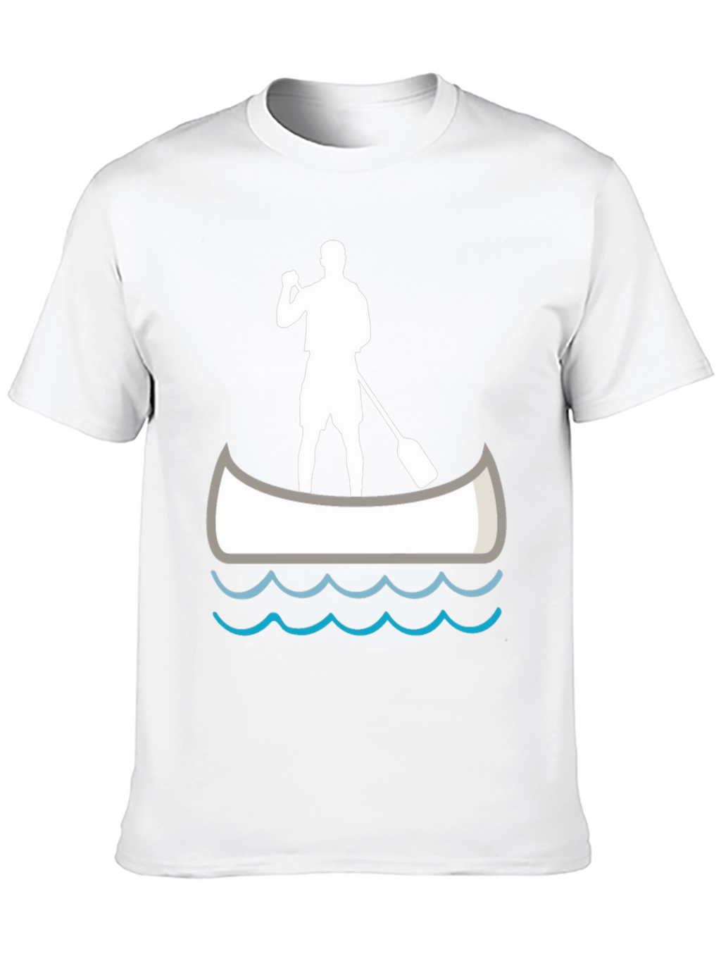 Paddle Boarder T-Shirt - Black Graphic Tee