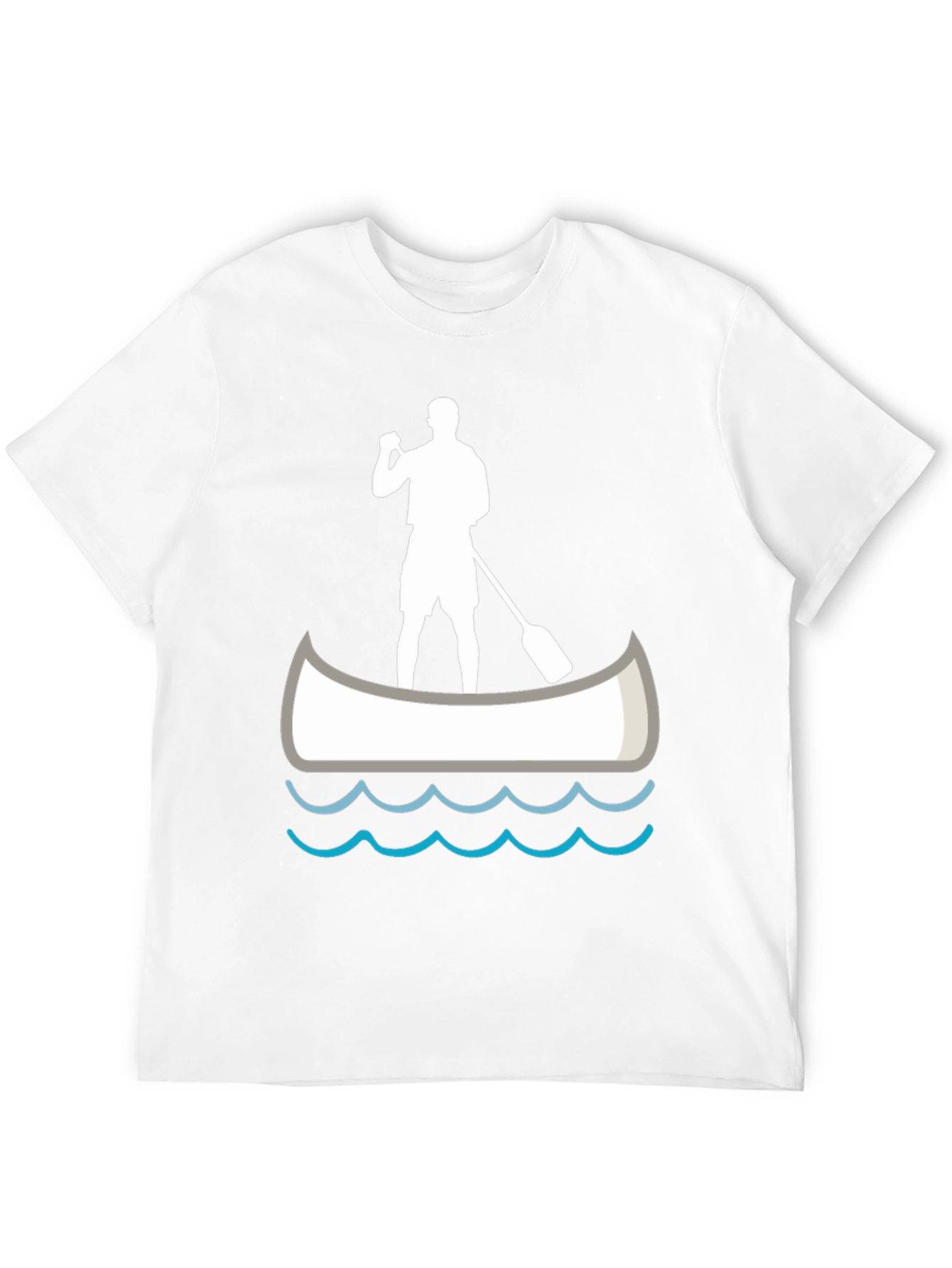 Paddle Boarder T-Shirt - Black Graphic Tee