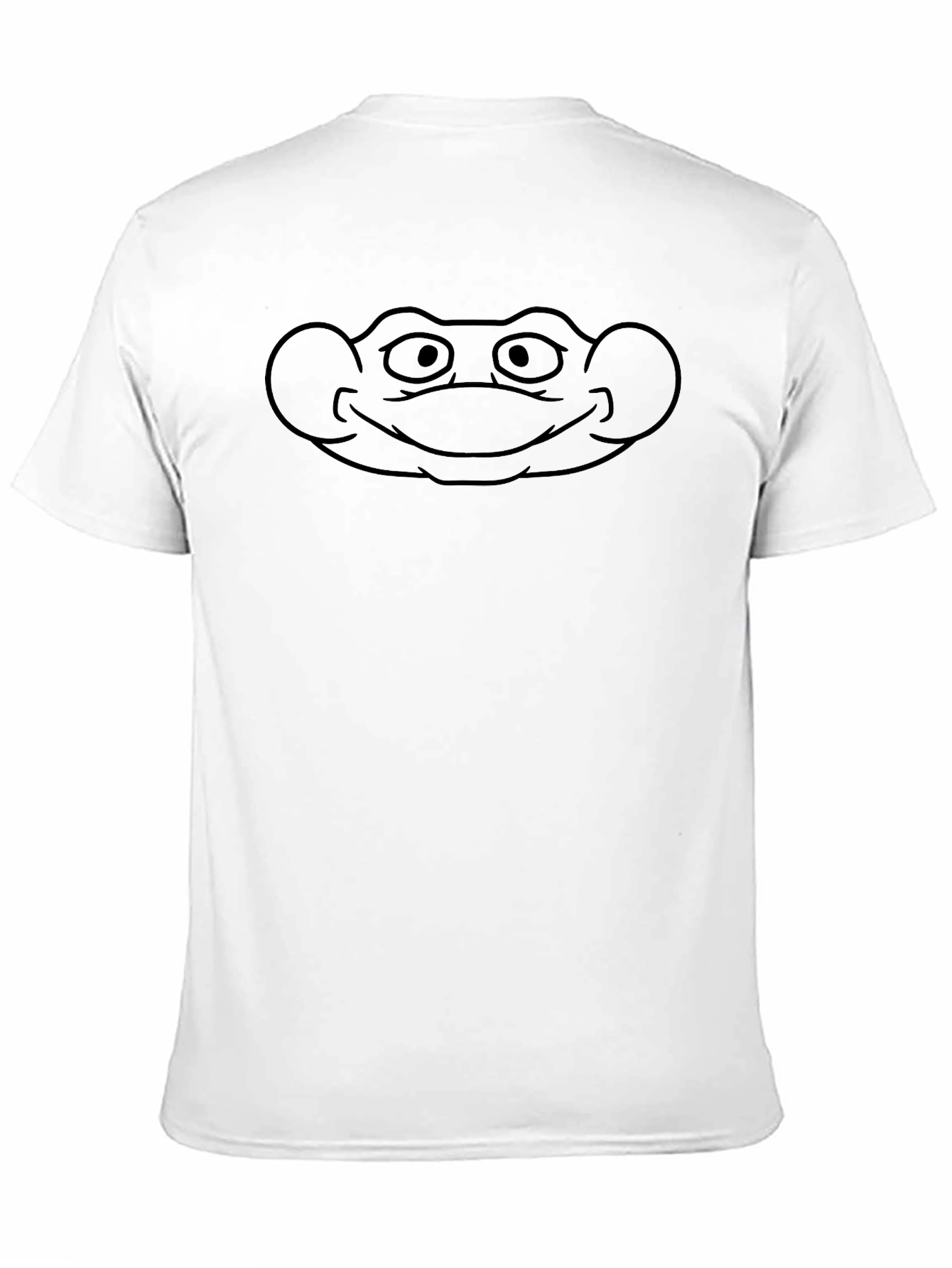 Frog Face Graphic Black T-Shirt