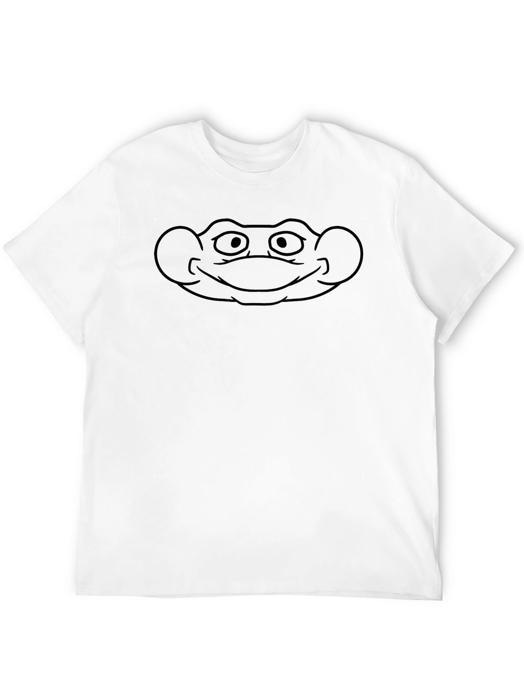 Frog Face Graphic Black T-Shirt