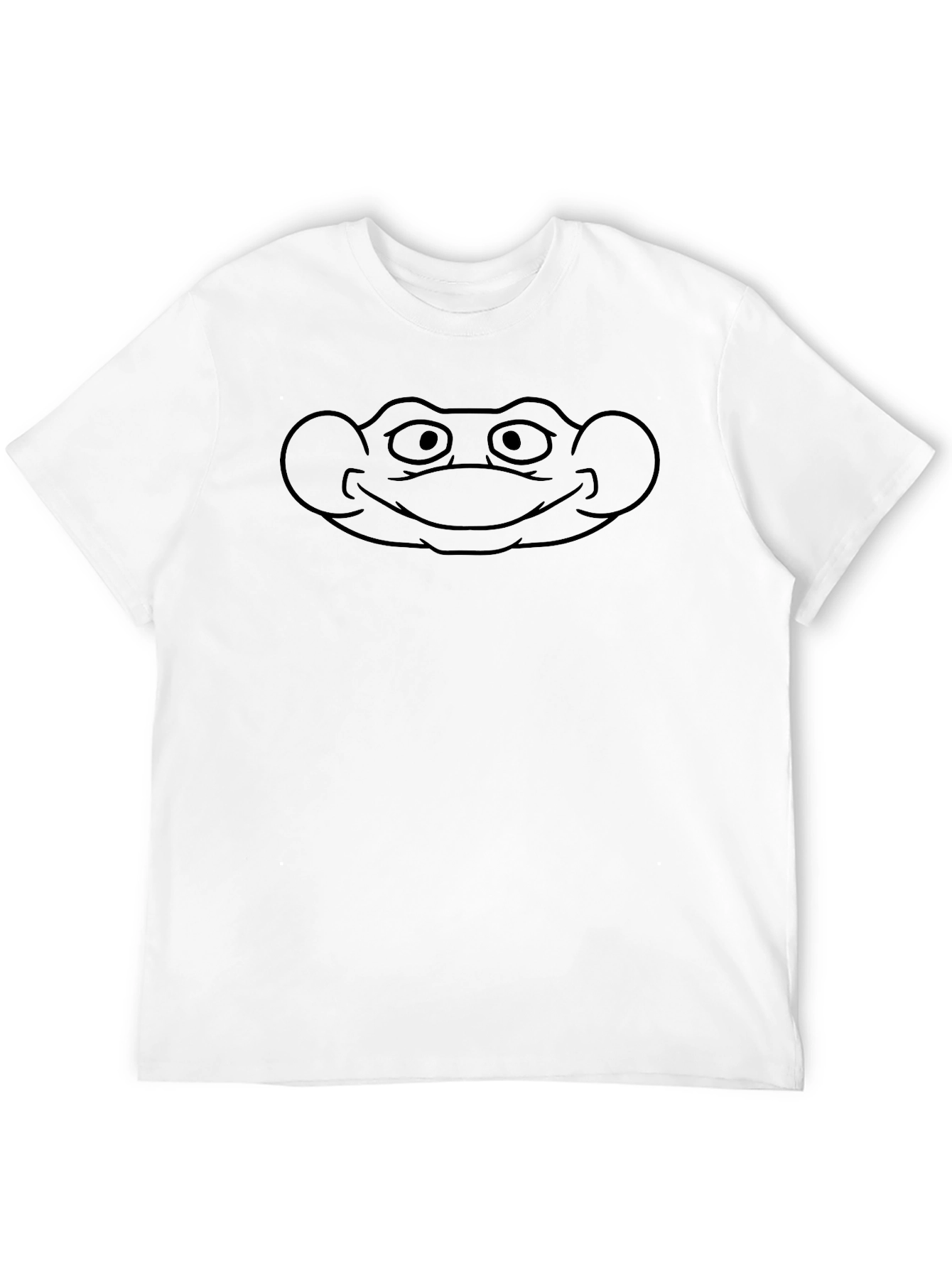Frog Face Graphic Black T-Shirt