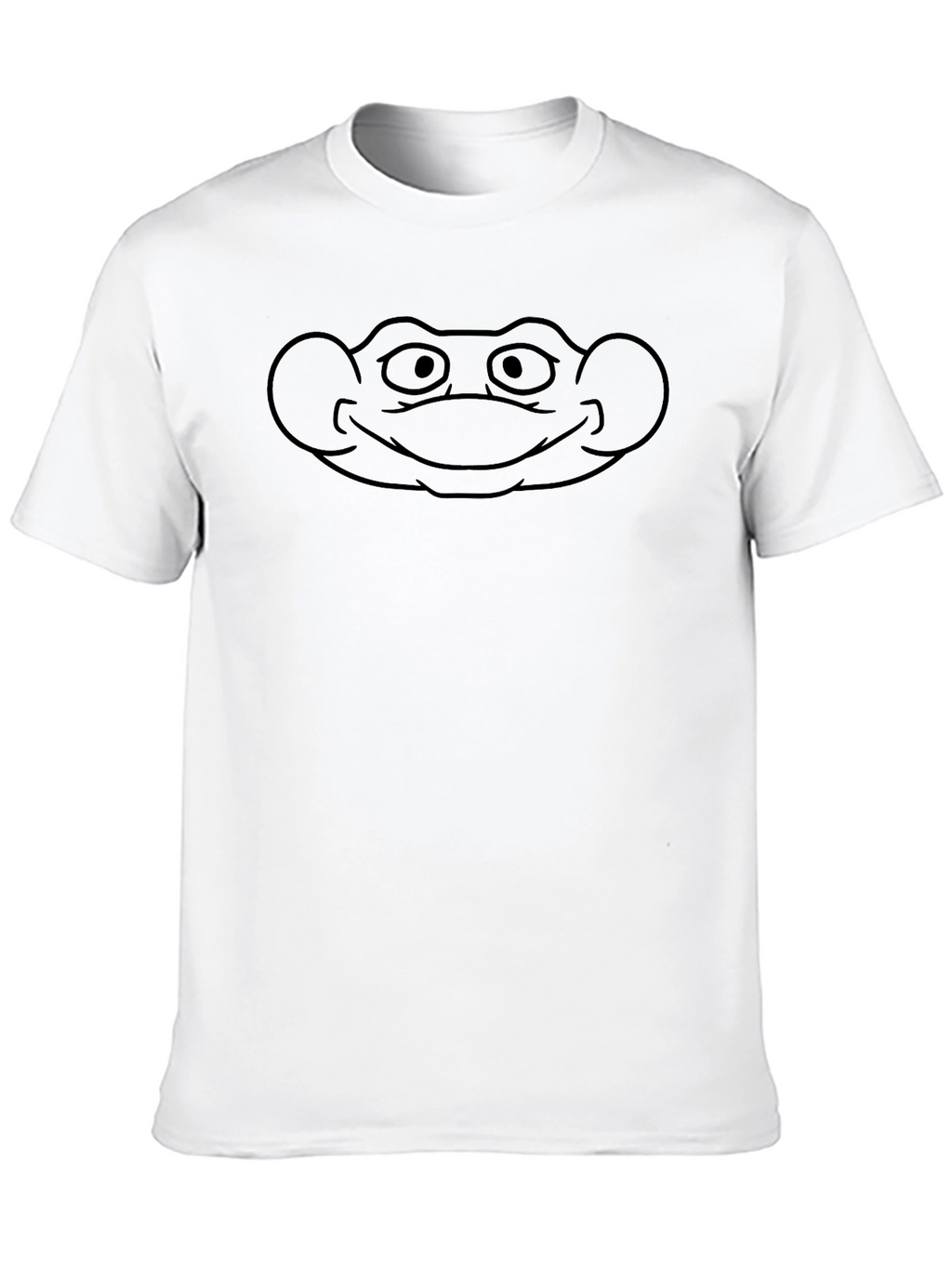 Frog Face Graphic Black T-Shirt