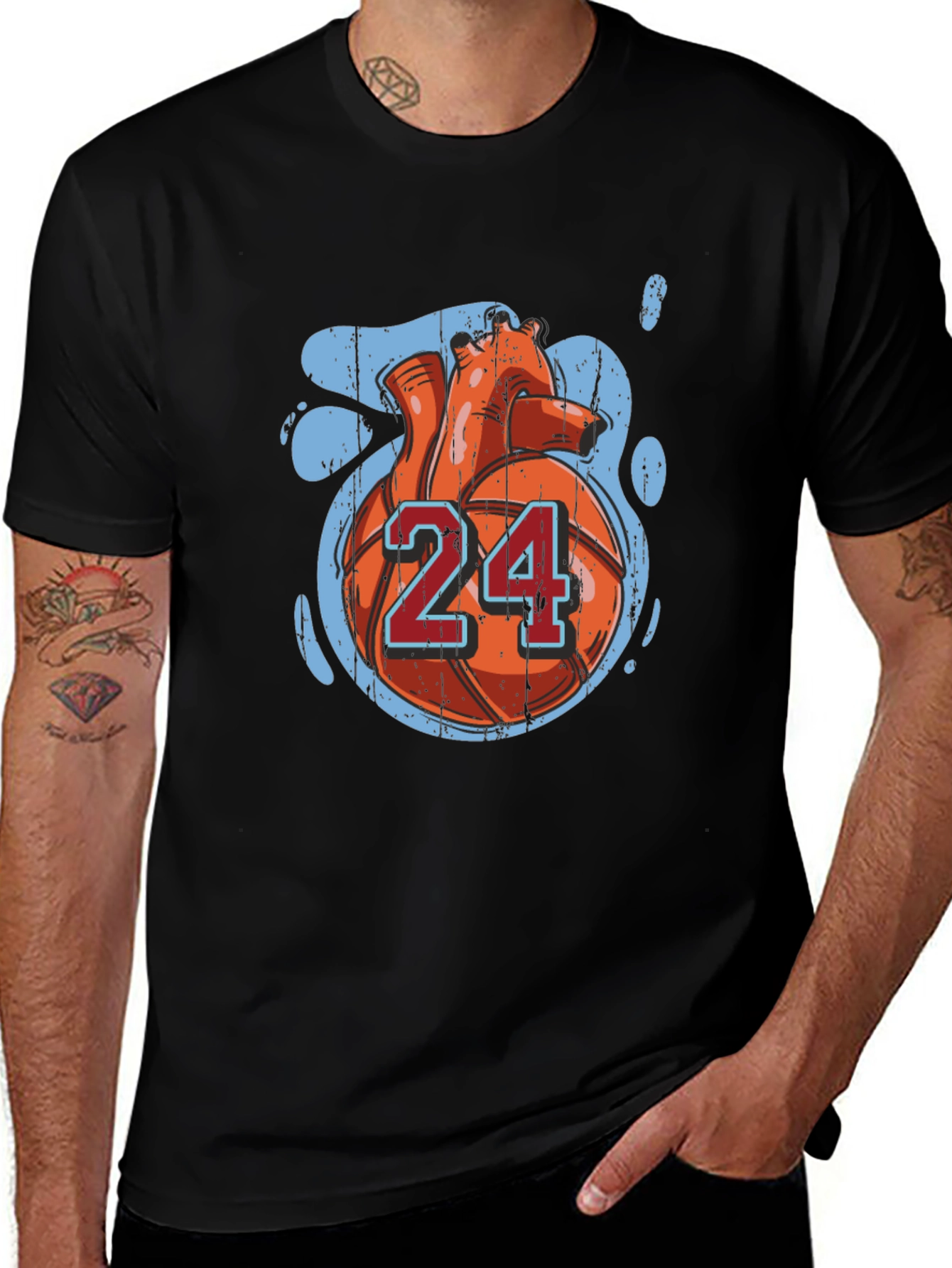 Basketball Heart T-Shirt
