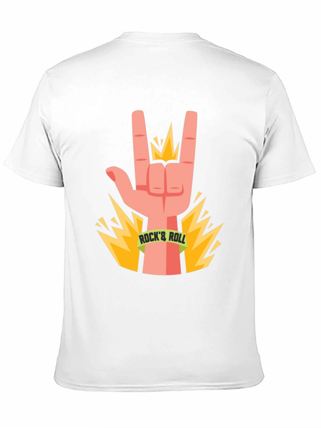 Rock & Roll Hand Graphic T-Shirt