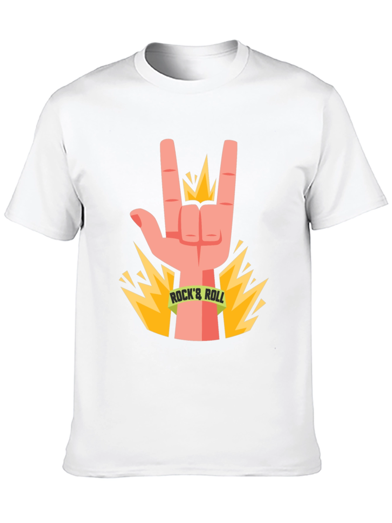 Rock & Roll Hand Graphic T-Shirt