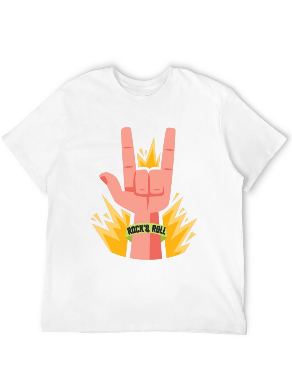 Rock & Roll Hand Graphic T-Shirt