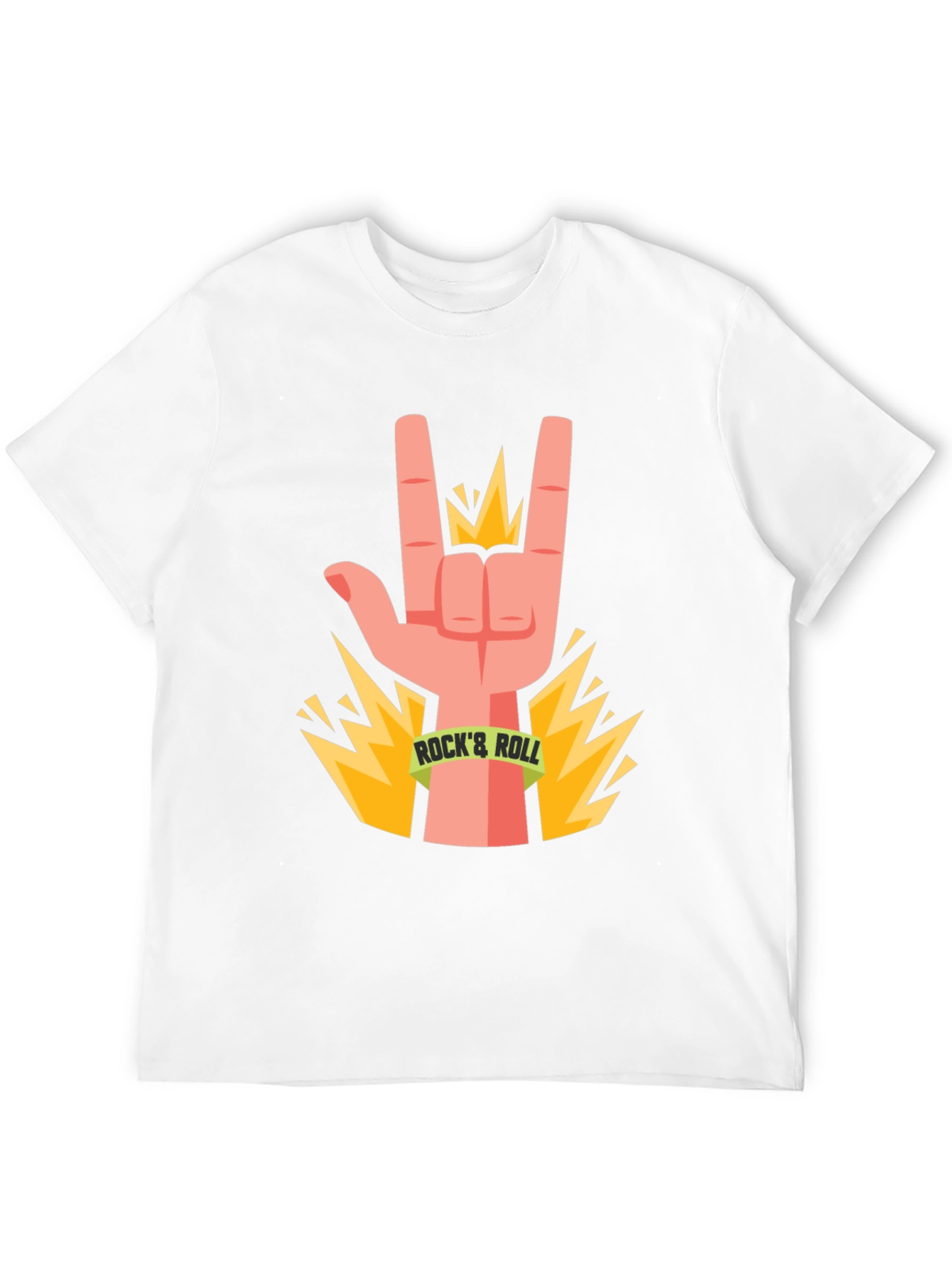 Rock & Roll Hand Graphic T-Shirt