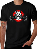 Weightlifting Panda T-Shirt - Gym Animal Tee