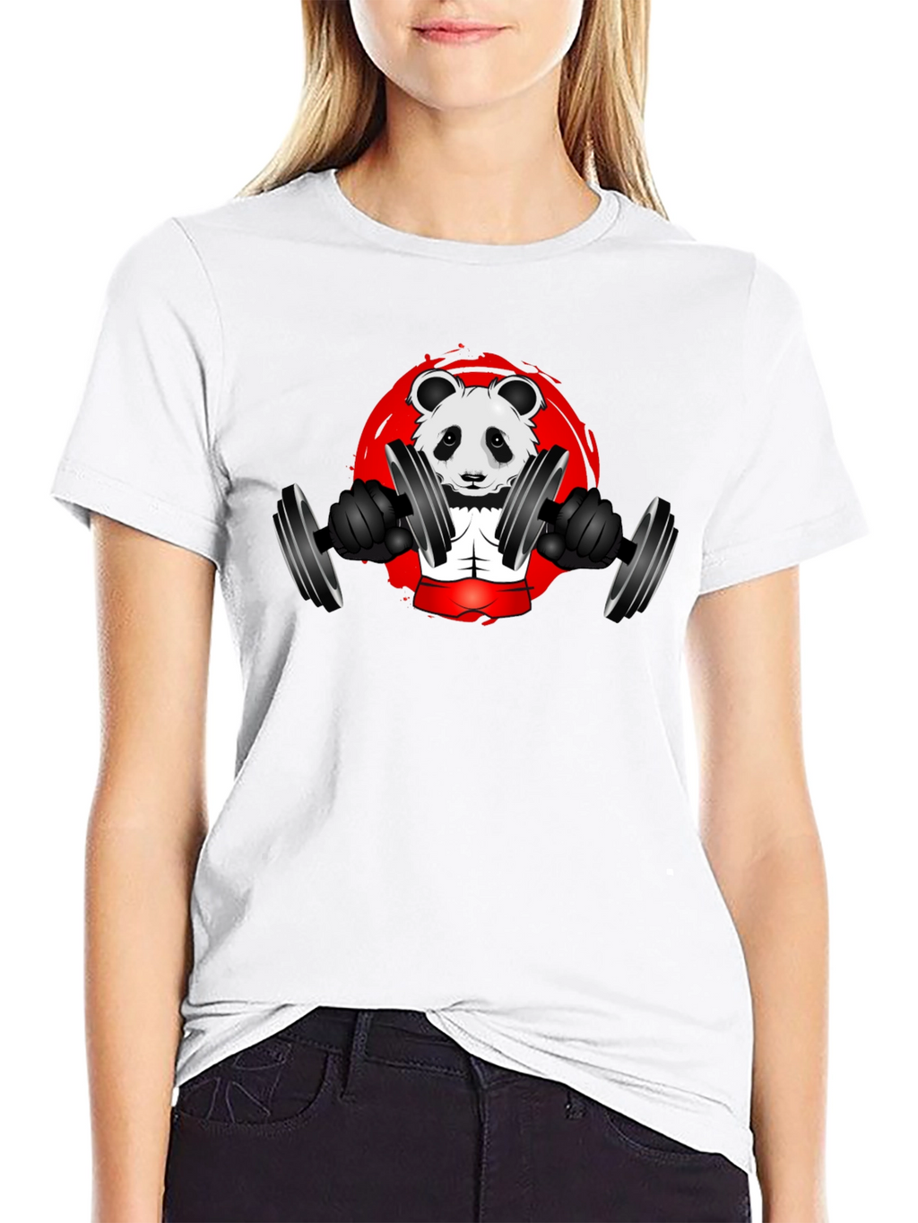 Weightlifting Panda T-Shirt - Gym Animal Tee