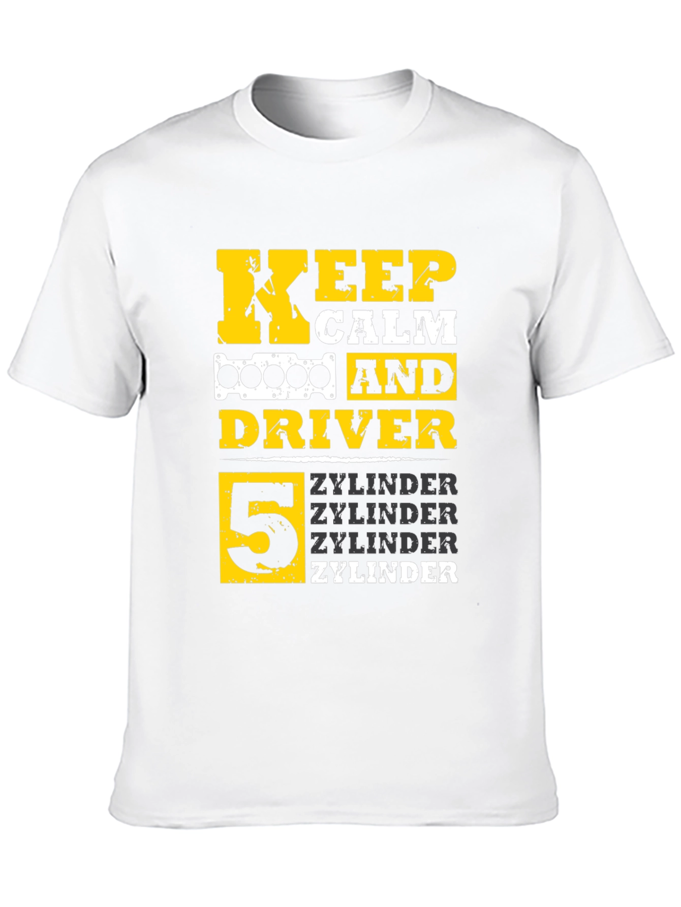 Keep Calm 5 Zylinder Driver T-Shirt