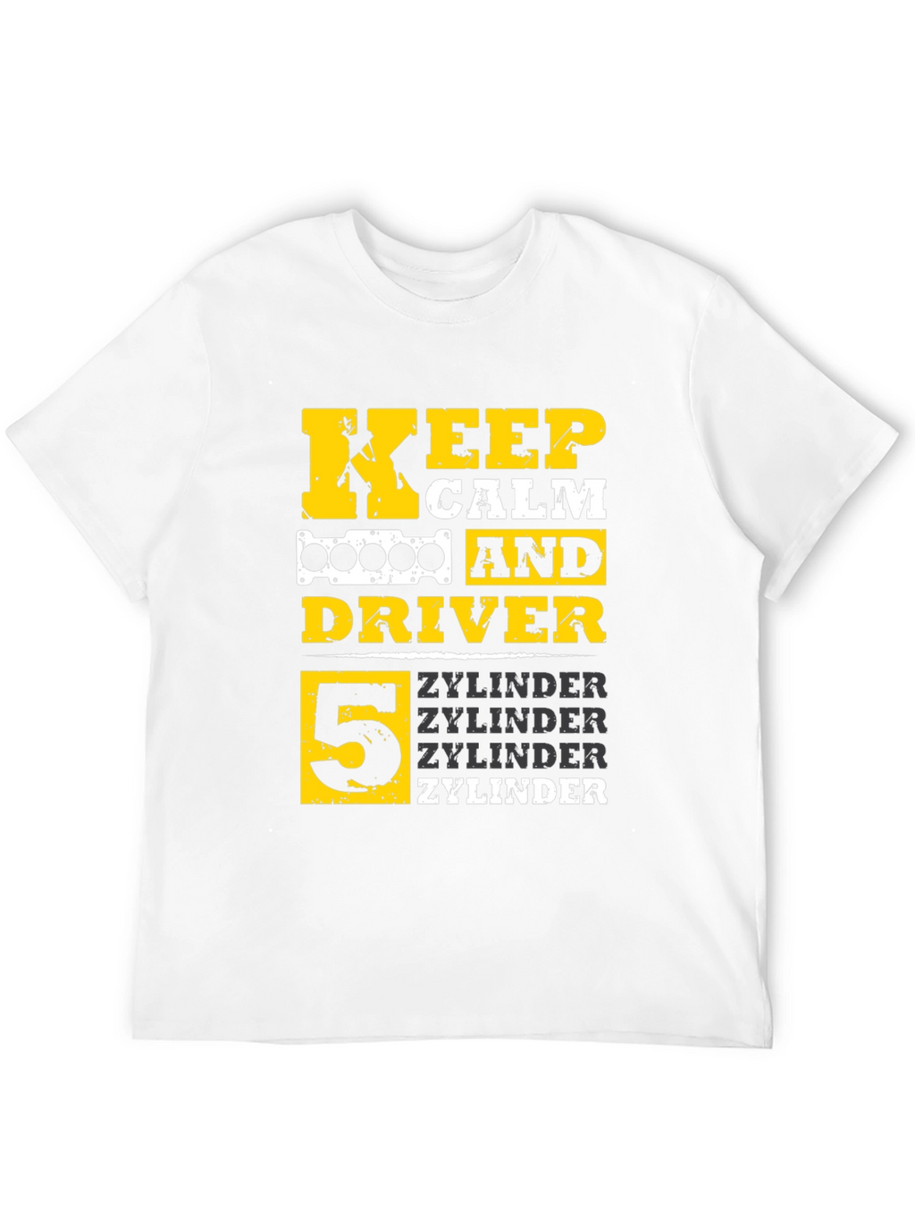 Keep Calm 5 Zylinder Driver T-Shirt