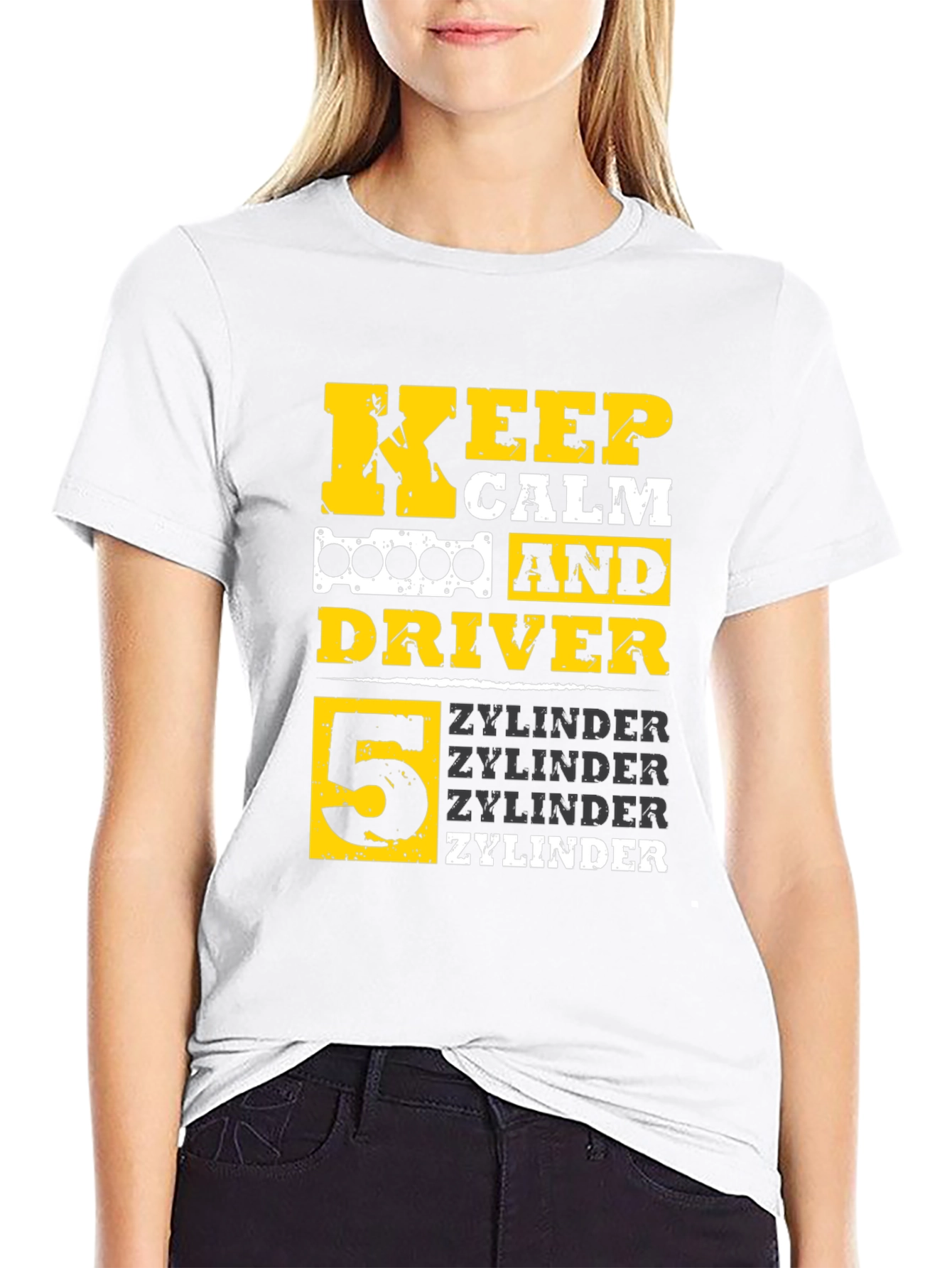 Keep Calm 5 Zylinder Driver T-Shirt