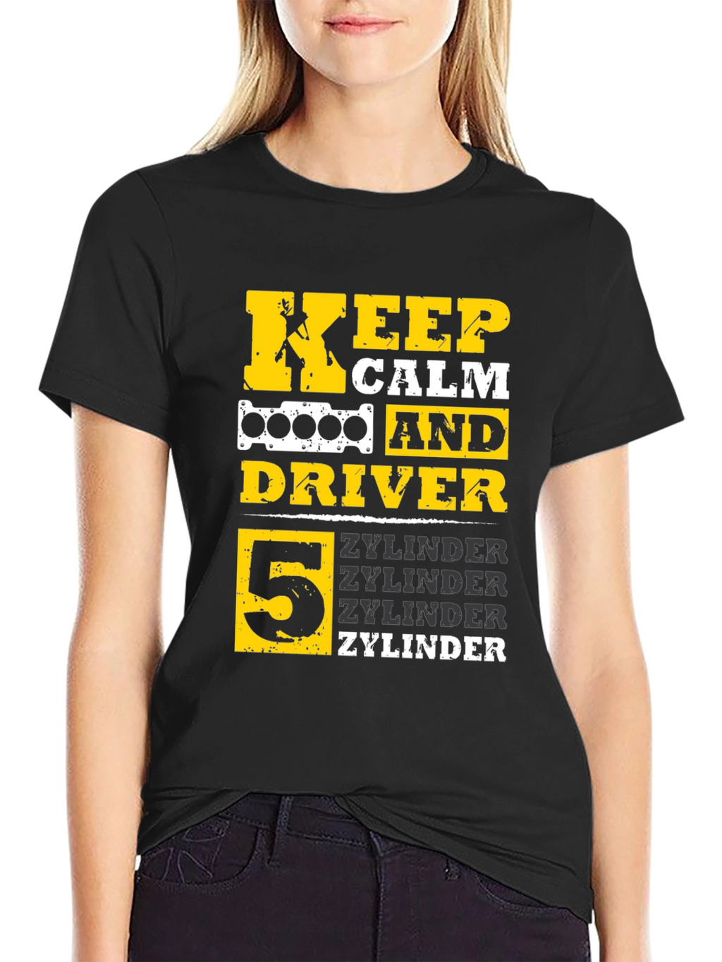 Keep Calm 5 Zylinder Driver T-Shirt