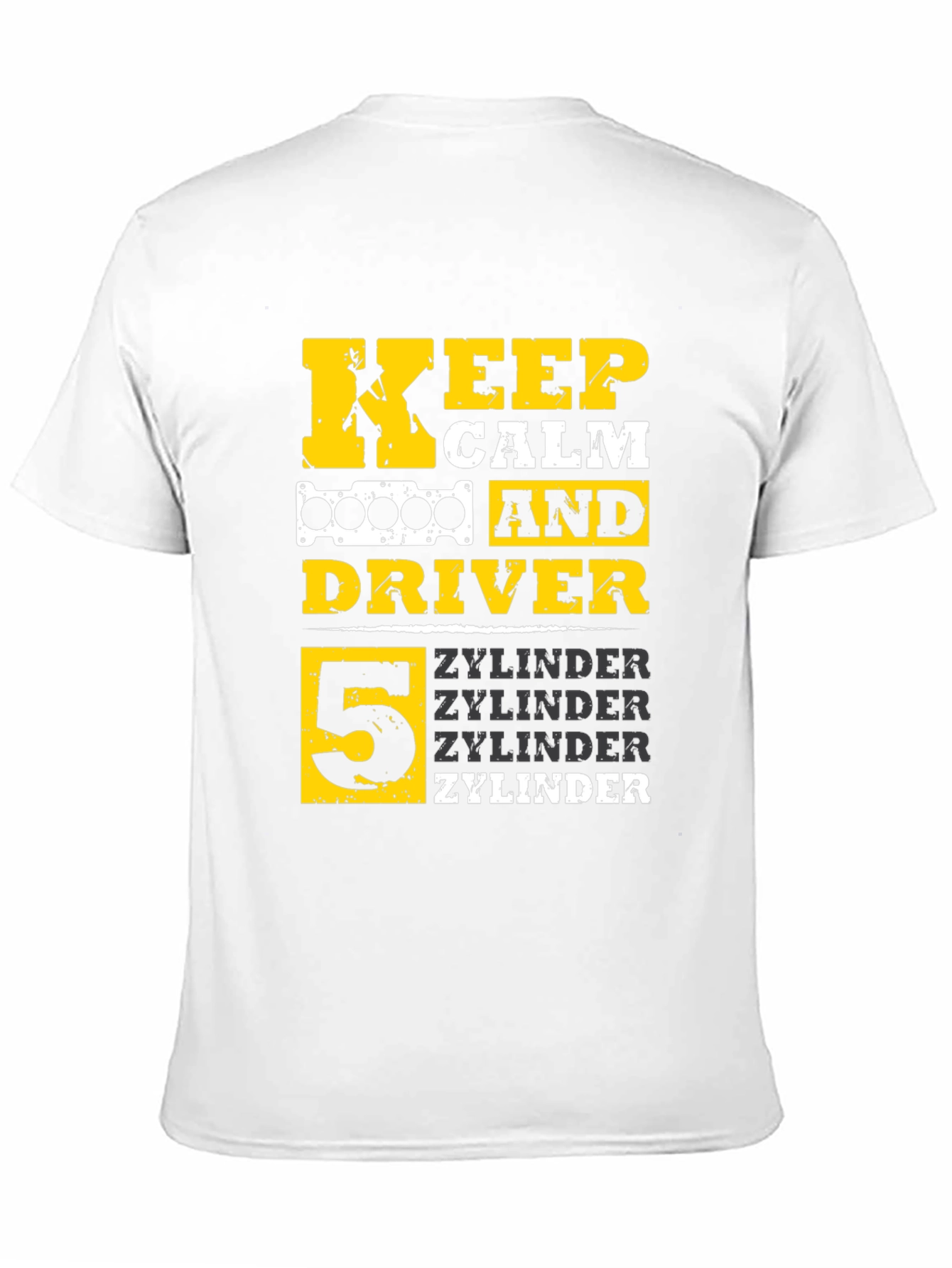 Keep Calm 5 Zylinder Driver T-Shirt