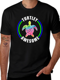 Turtley Awesome Graphic Tee - Turtle Lover Shirt