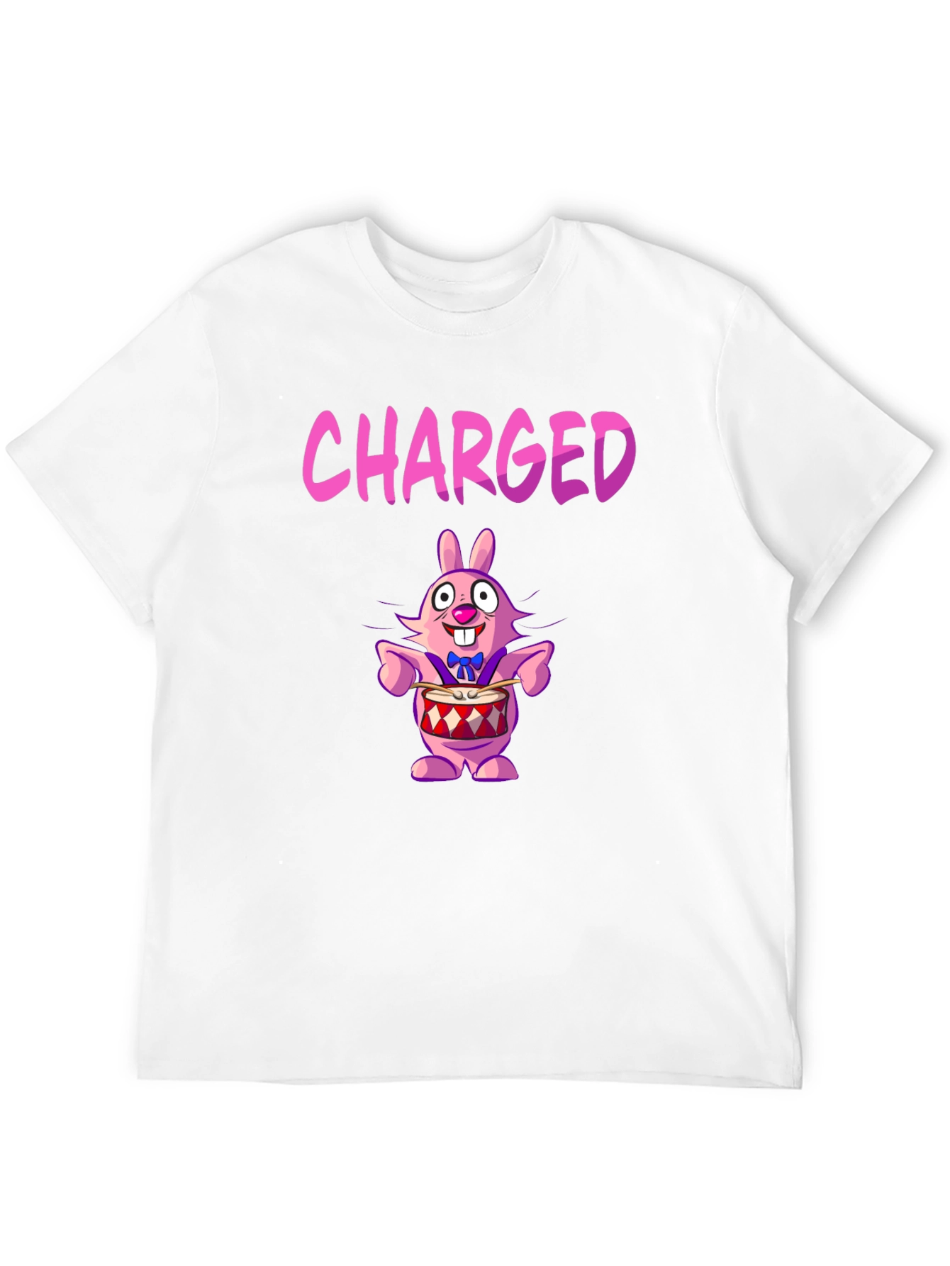 Charged Cartoon Bunny T-Shirt
