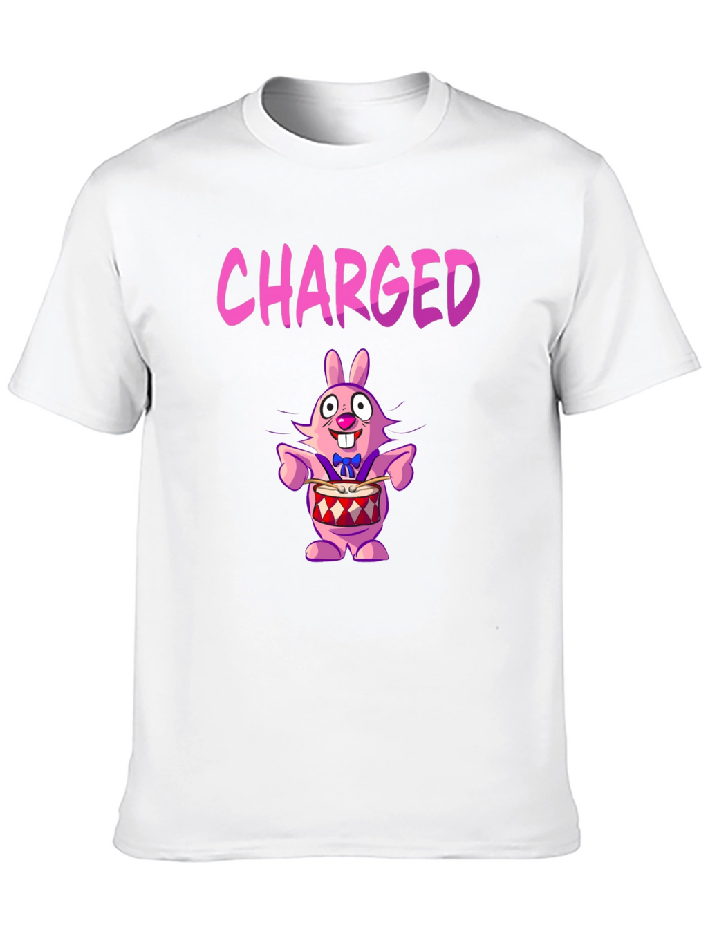 Charged Cartoon Bunny T-Shirt