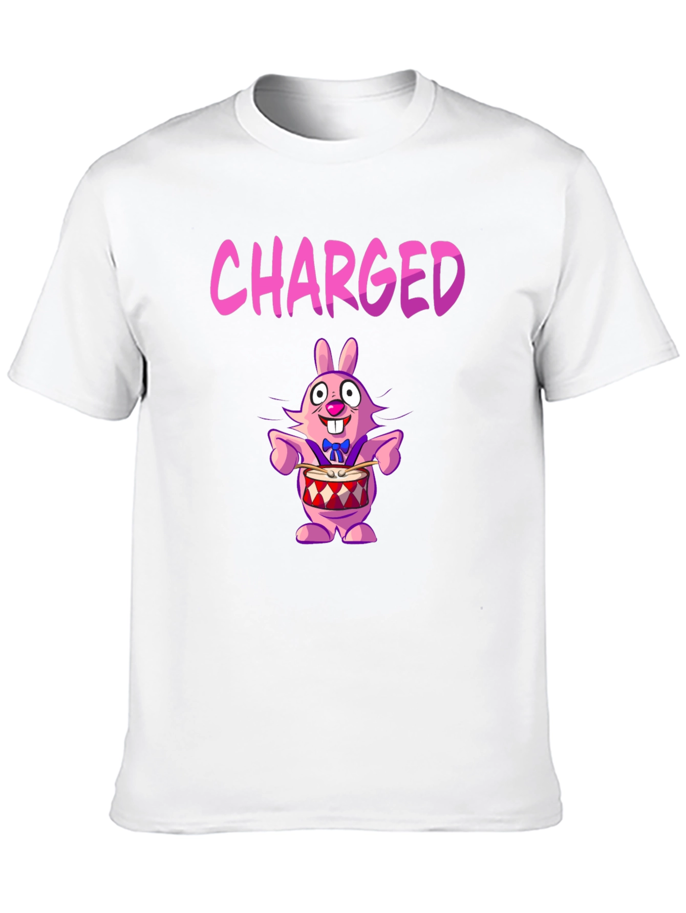 Charged Cartoon Bunny T-Shirt