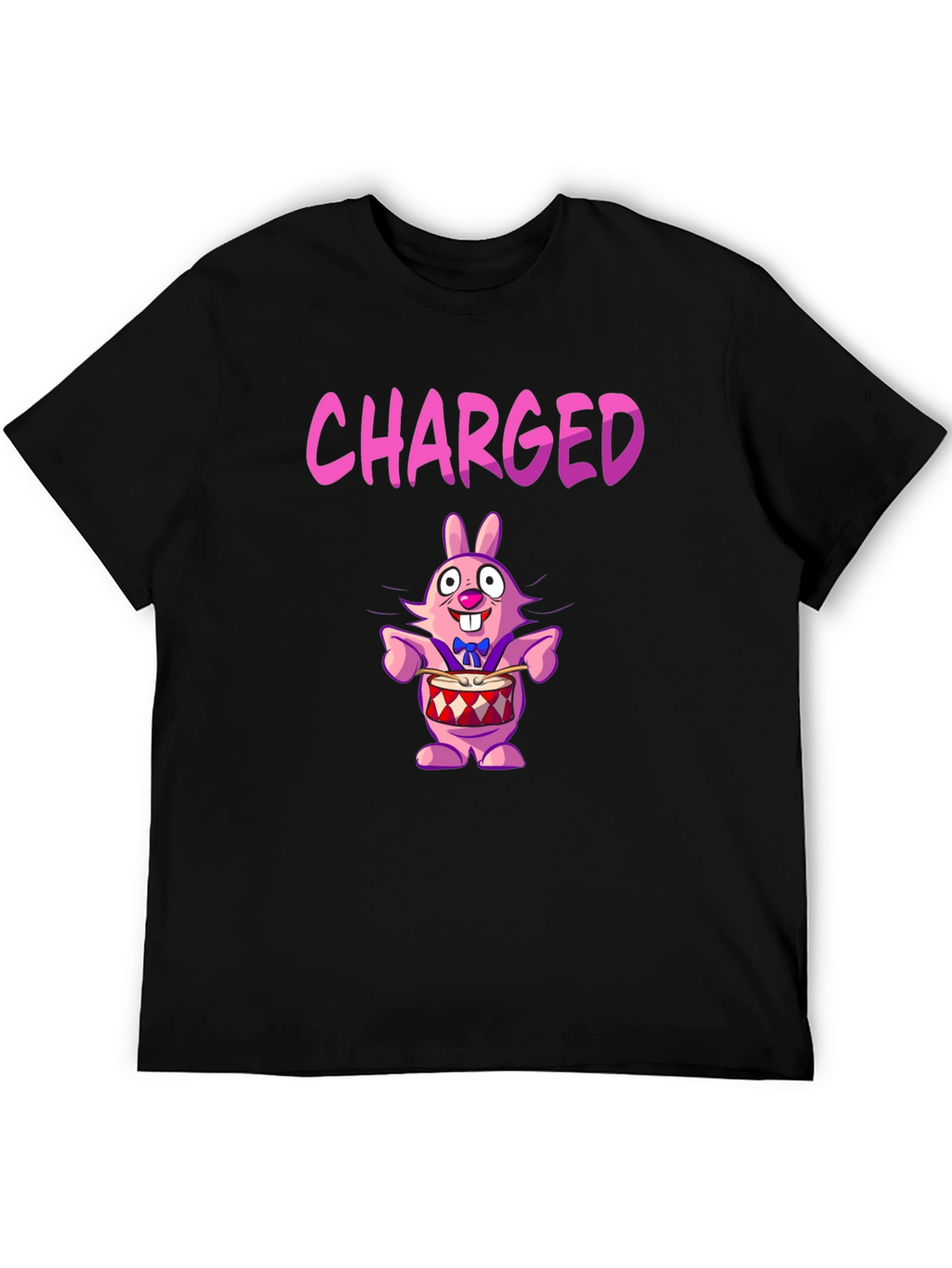 Charged Cartoon Bunny T-Shirt